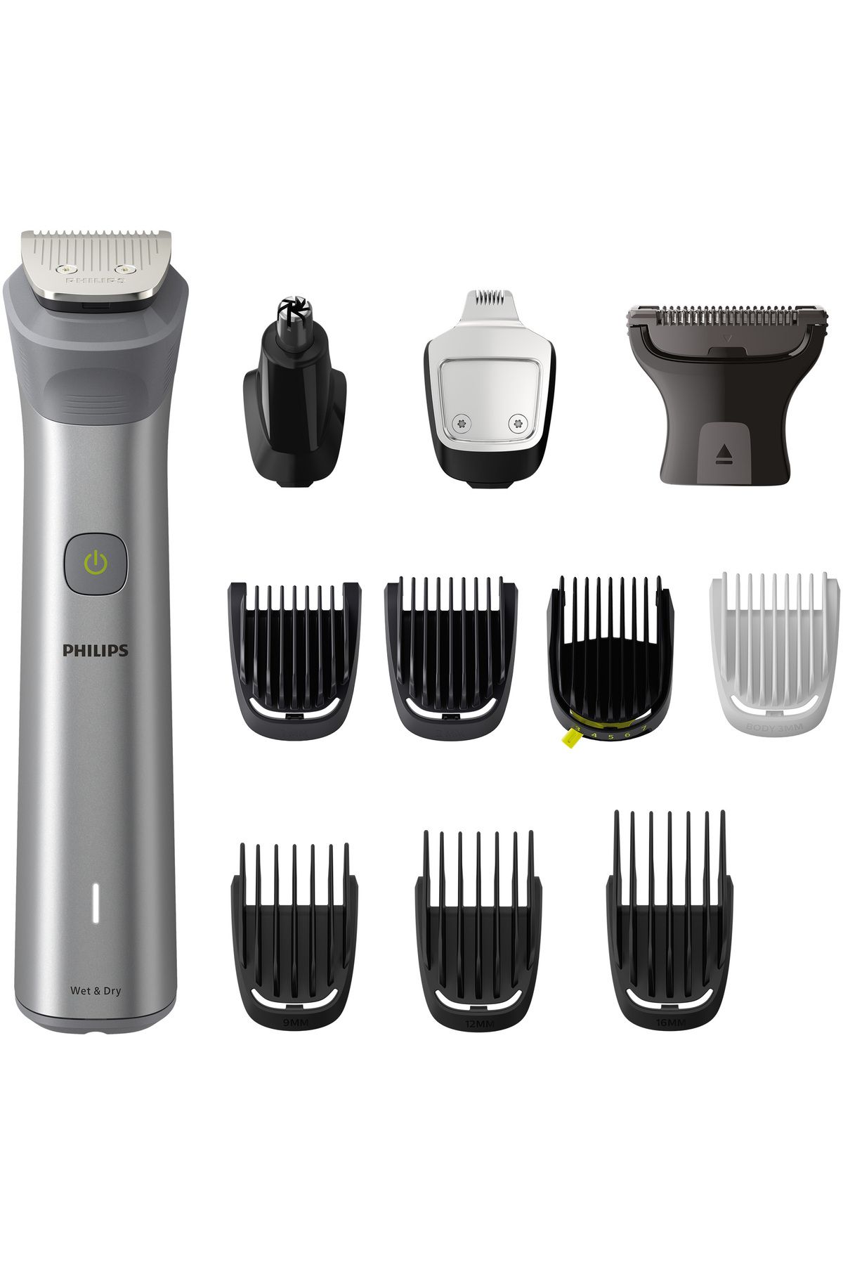 Philips Aparat De Tuns Barba Si Parul 12 In 1 Philips Multigroom Mg5940/15, Rezistent La Apa, Negru/argintiu - One Size