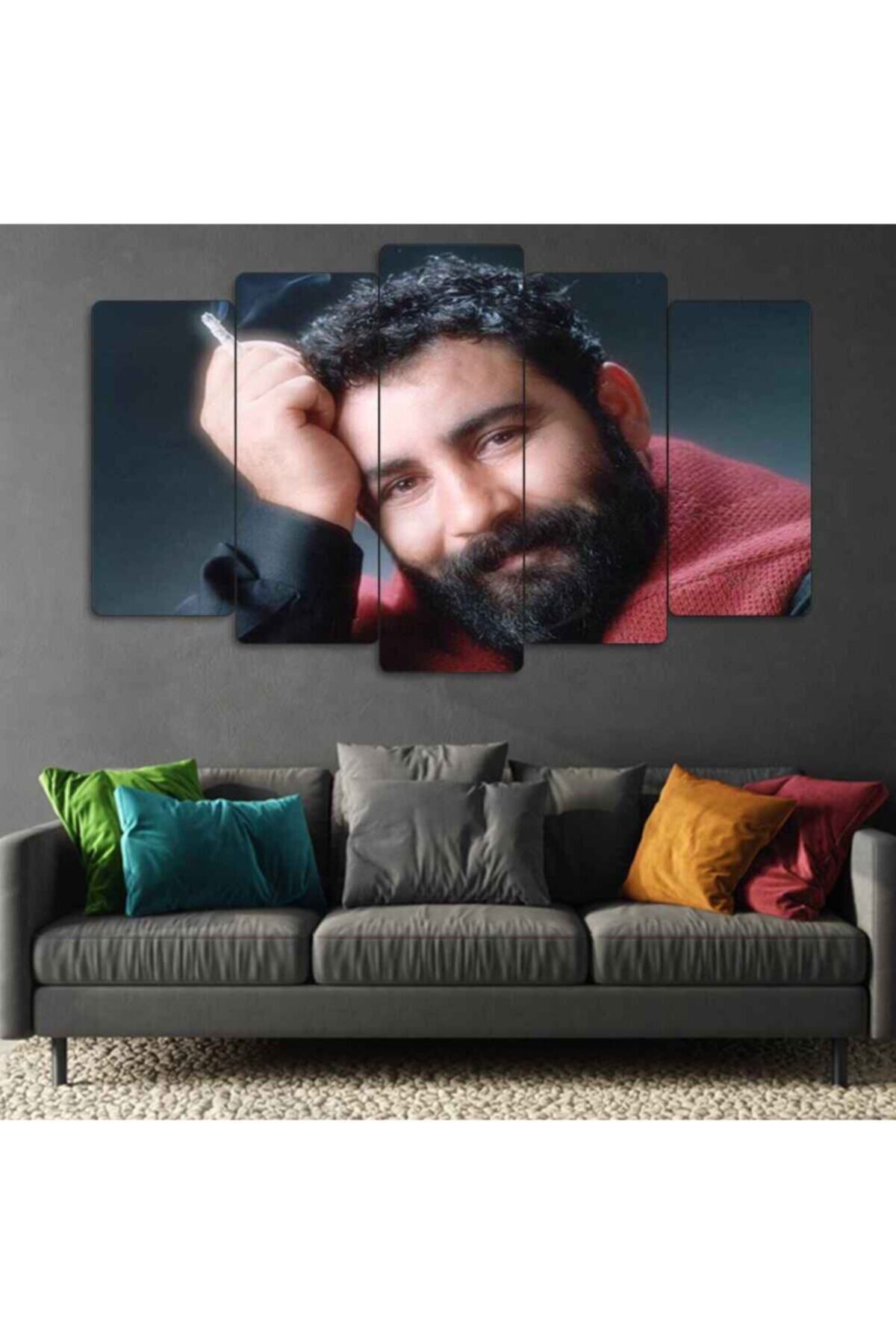 TABLOX Ahmet Kaya - 5 Parçalı Mdf Tablo