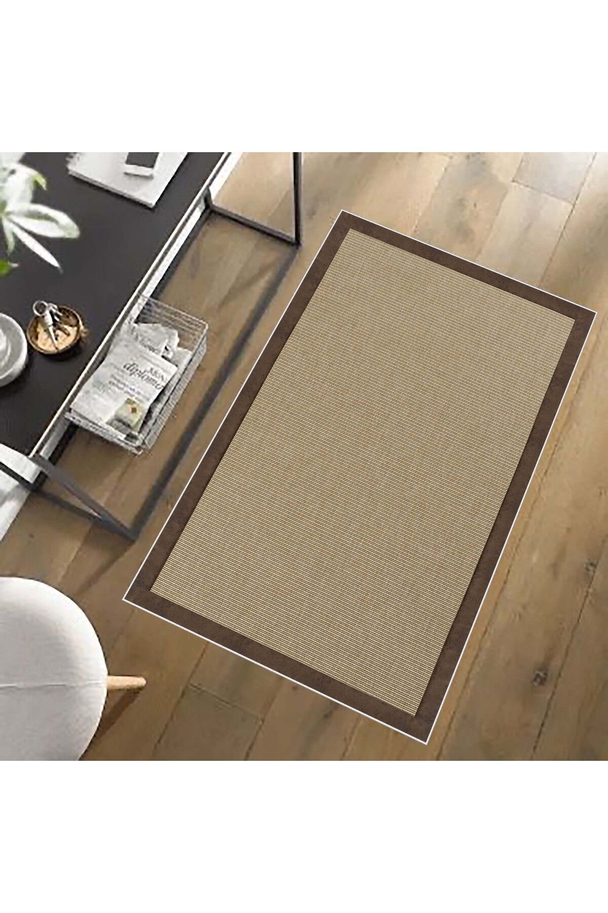 VELLORA HOME Kaymaz Tabanlı Yıkanabilir Dijital Baskılı Yolluk Halı Verona