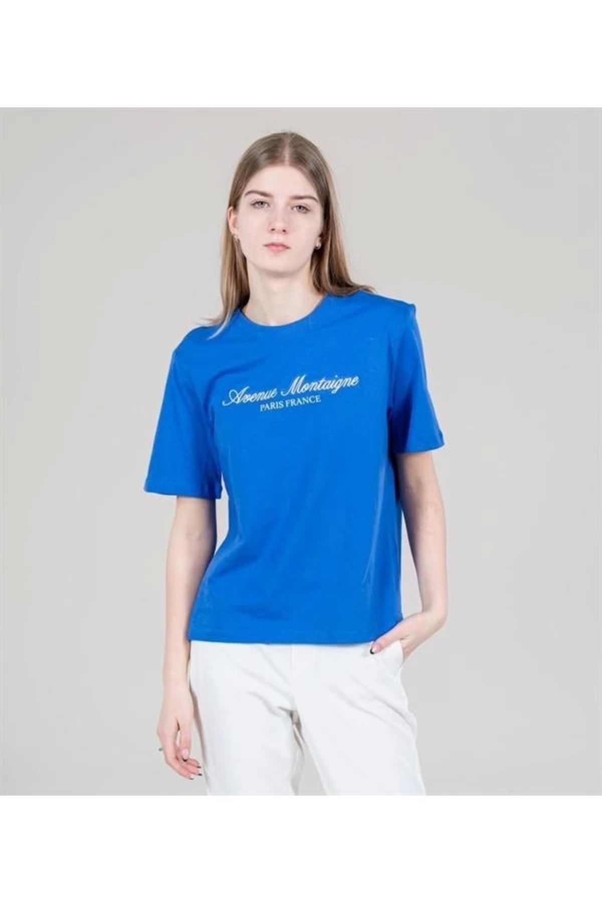 Lale Moda Comfort Fit Relax T-shirt BEYAZ
