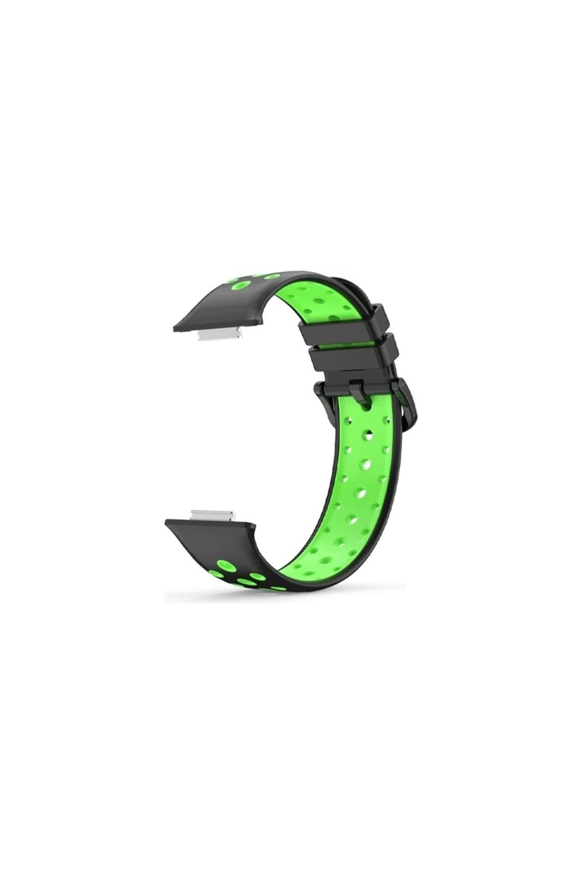 Dmay Huawei Watch Fit 2 Uyumlu Delikli Spor Silikon Kordon Kayış