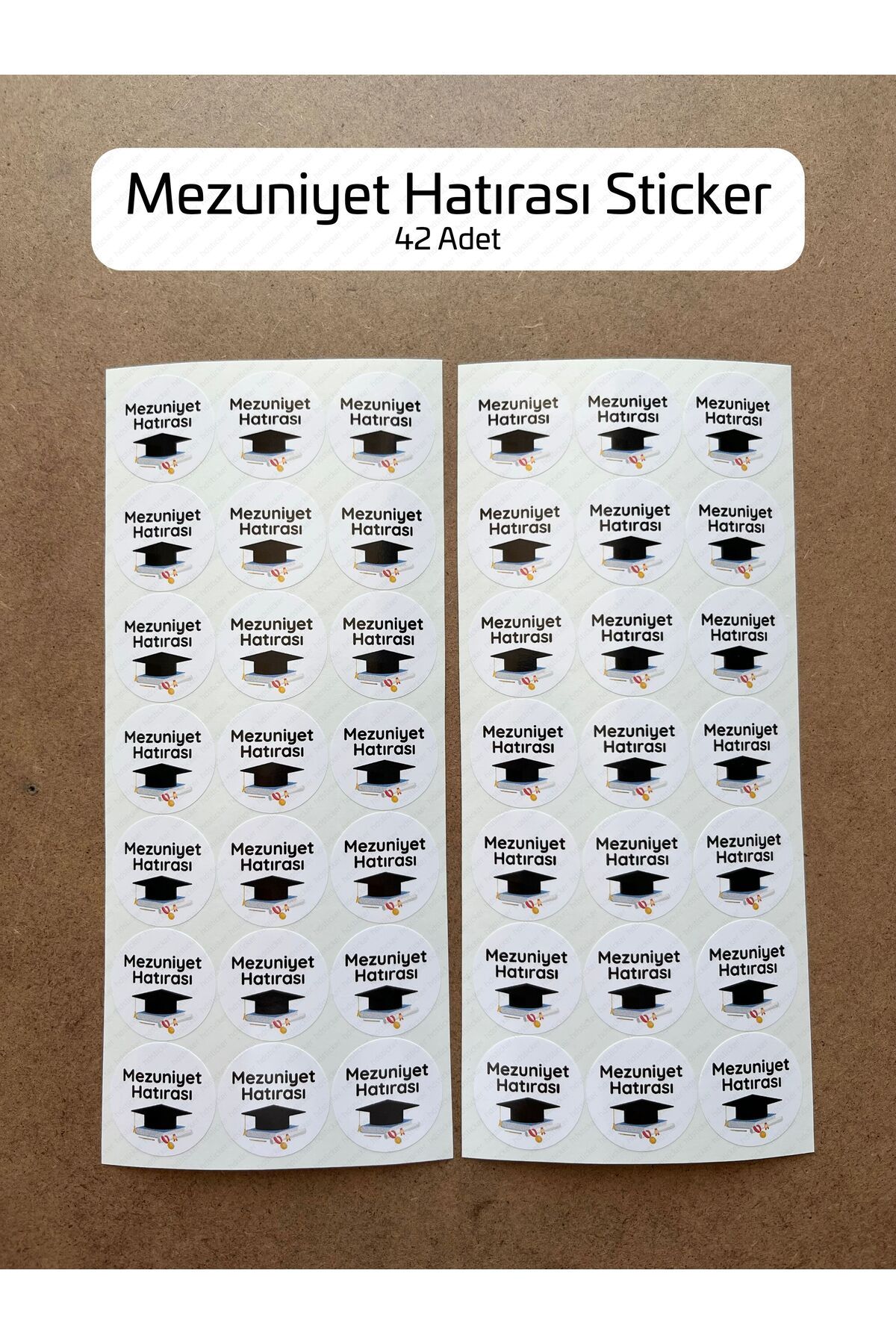 hdsticker 42 Adet Mezuniyet Hatırası Sticker İyi Tatiller Öğretmen Etiketi Karne Hatırası Okul Hediye 3 cm 9