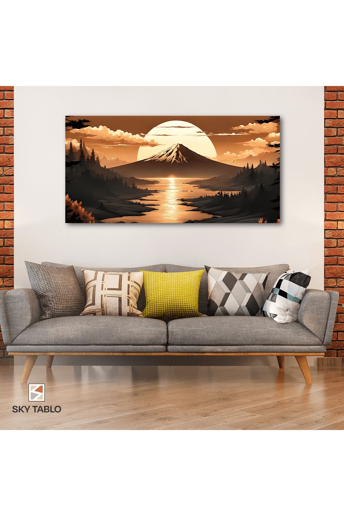 Home Dağın Sessizliği Kanvas Tablo