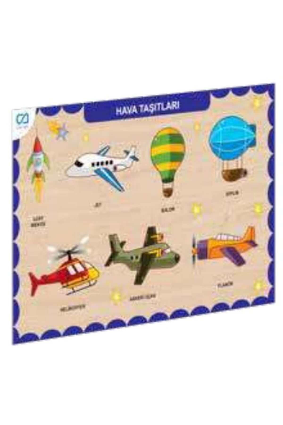 Destek Yayınları Ahşap Hava Taşıtları Eğitici Set