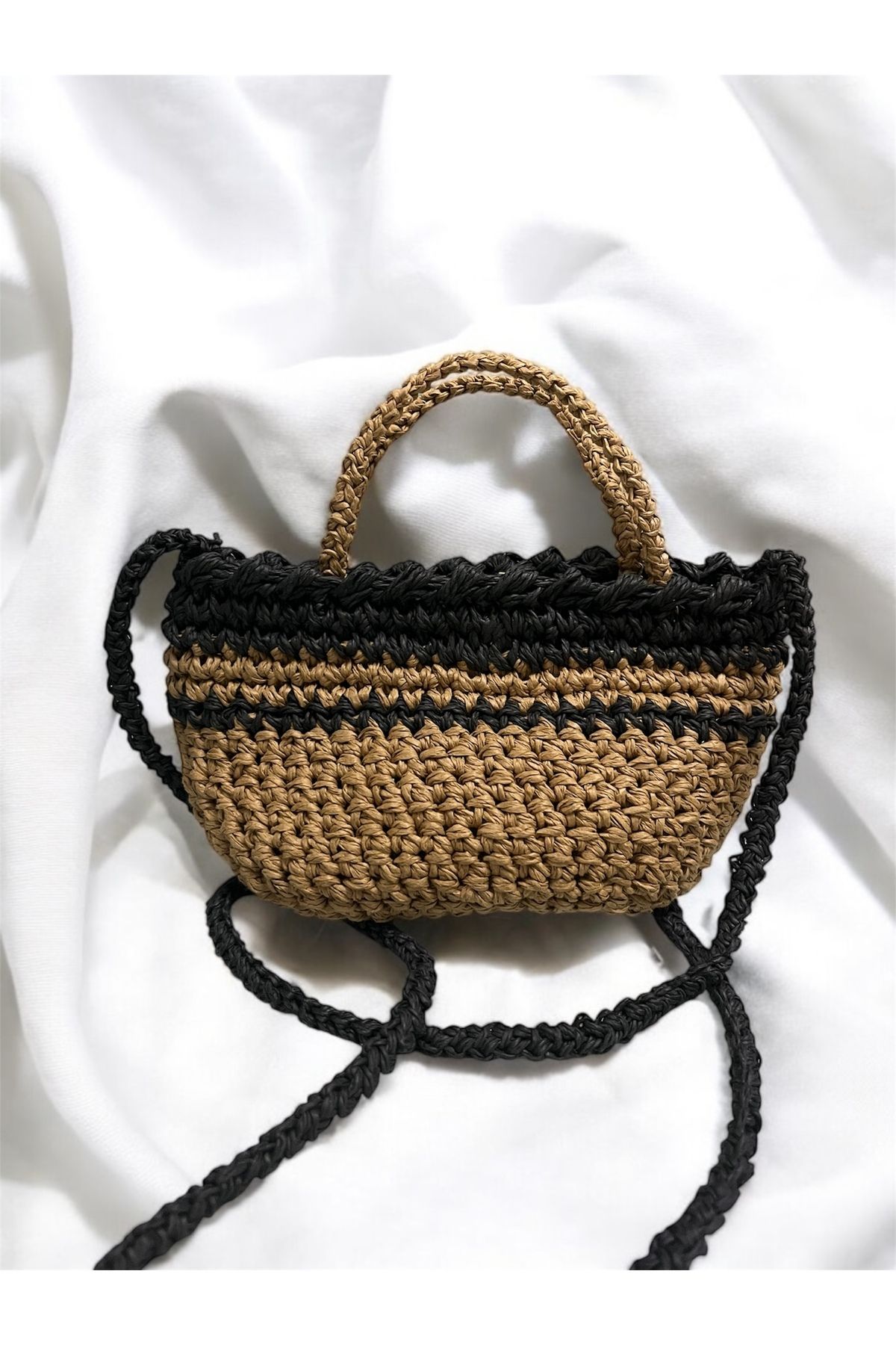shop Hasır mini bag çanta kağıt ip