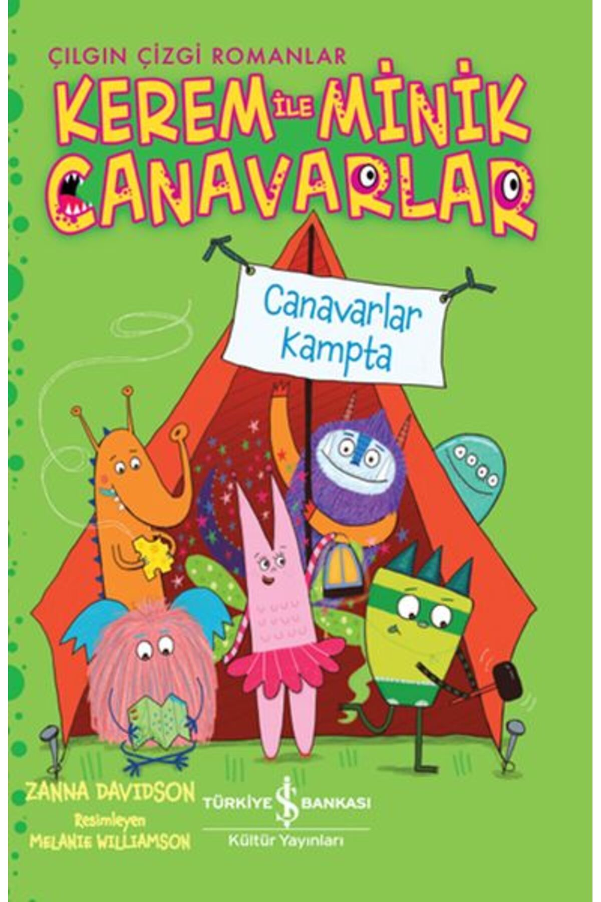 Destek Yayınları Kerem ile Minik Canavarlar Canavarlar Kampta