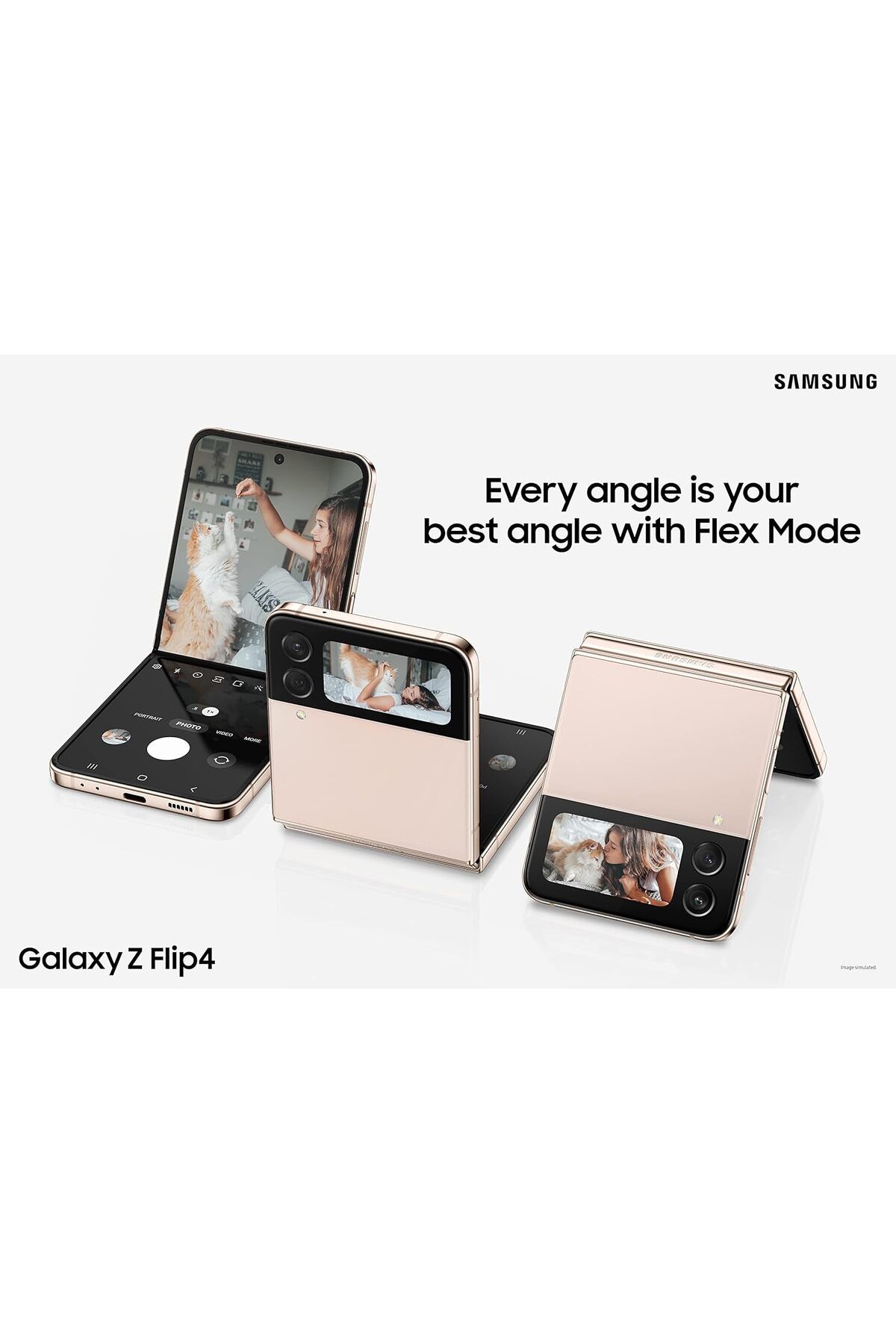 Samsung-Galaxy Z Flip 4 Cell Phone, Factory Unlocked Android Smartphone, 256GB, Flex Mode, Hands Fre 9