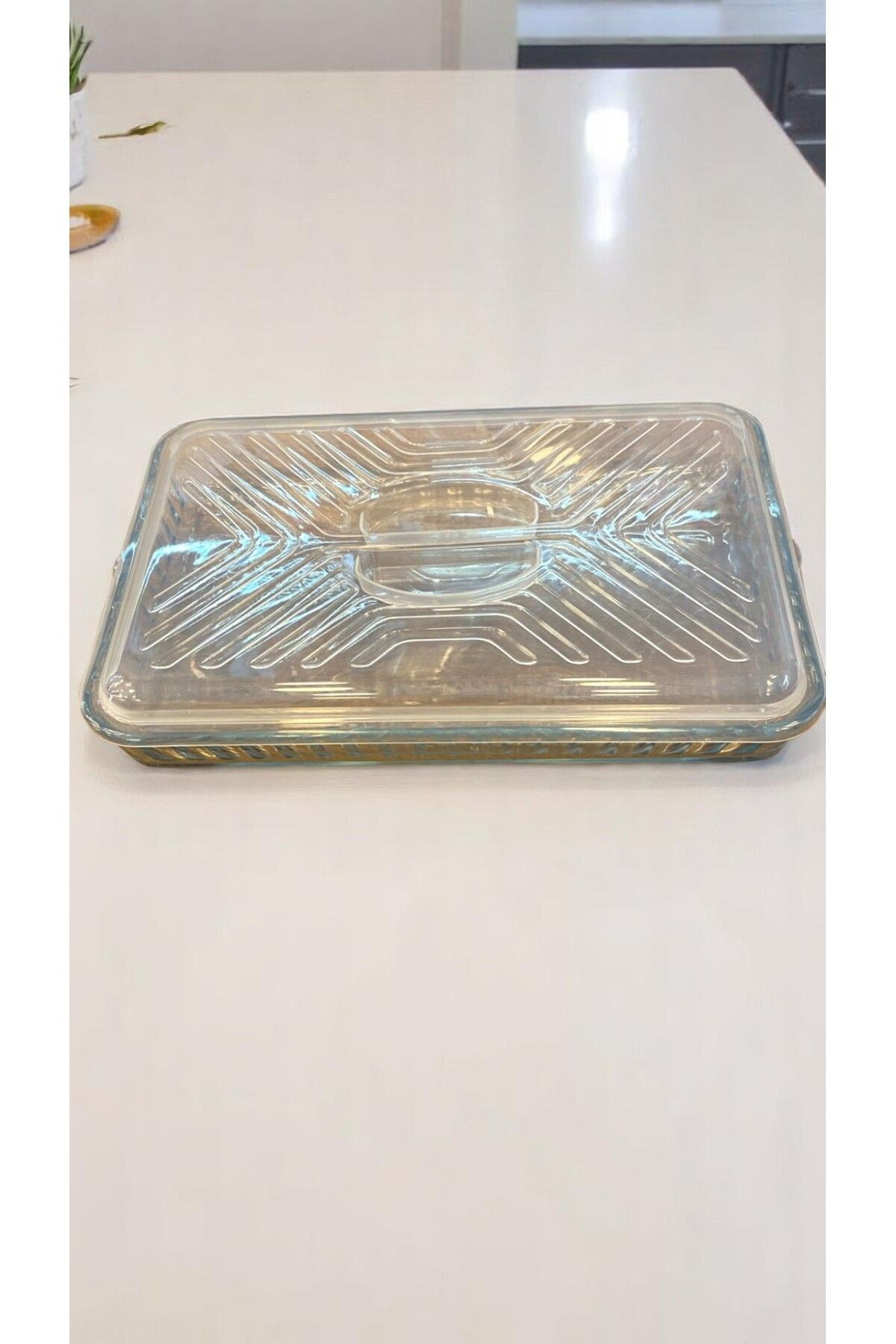 CocoVia-Decorative Transparent Design Pyrex Lid Rectangular Pyrex Lid Food Preservation Lid Standard Size 3