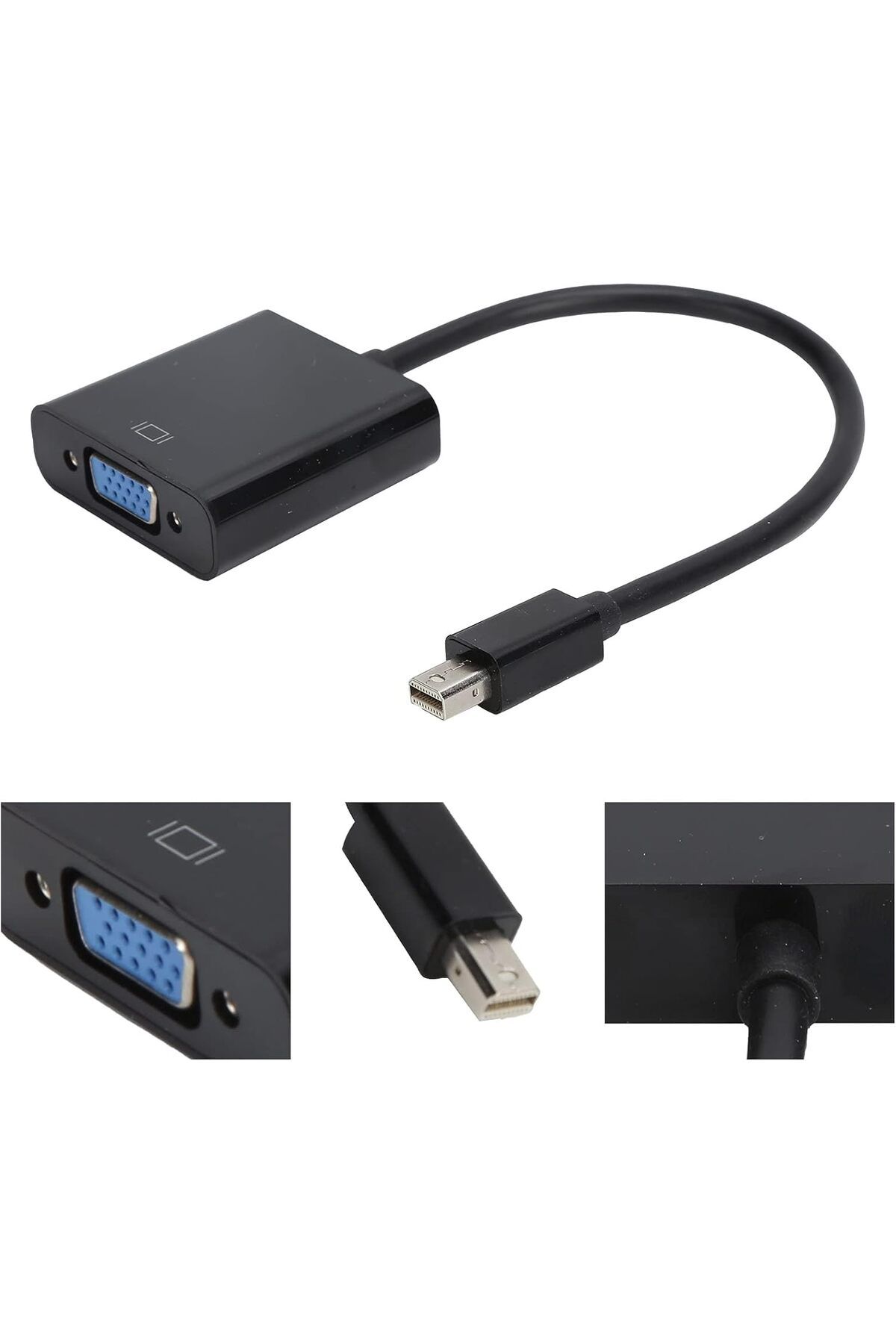 Others-Mini DisplayPort to VGA Adapter Cable for ThinkPad, Computers, Notebooks, and Display Devices, Black 9