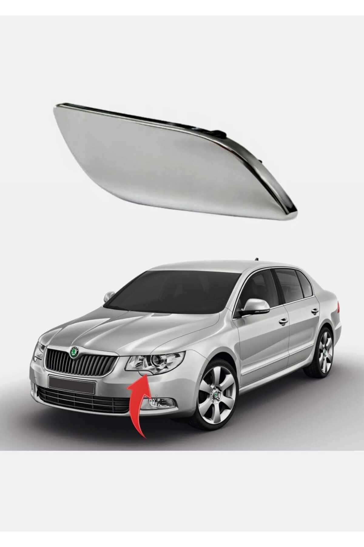 Skoda Super B SOL FAR YIKAMA KAPAĞI OEM 3T0 955 109 A MODEL 2008-2013