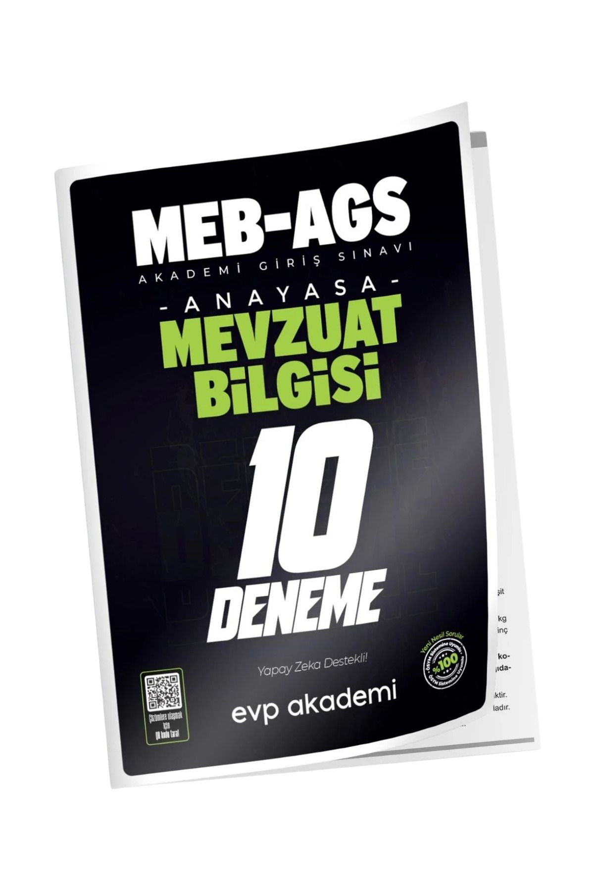 evp akademi 2025 MEB-AGS Mevzuat Bilgisi Çözümlü 10 Deneme-YEP YENİ