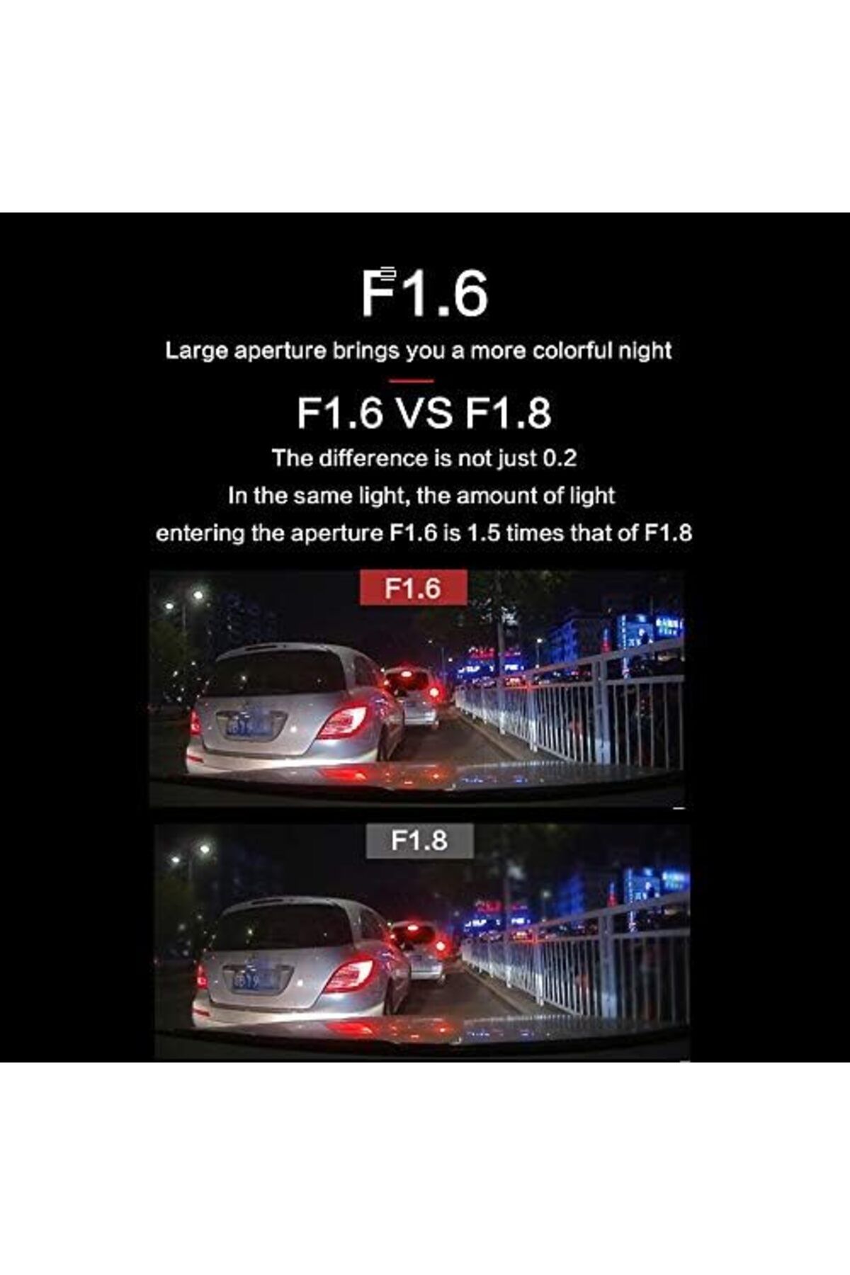 Hikvision-Hikvision Car Dashboard Camera 1600P30 Wide Angle 130° with G Sensor, Wi-Fi, WDR, Loop Recording 5