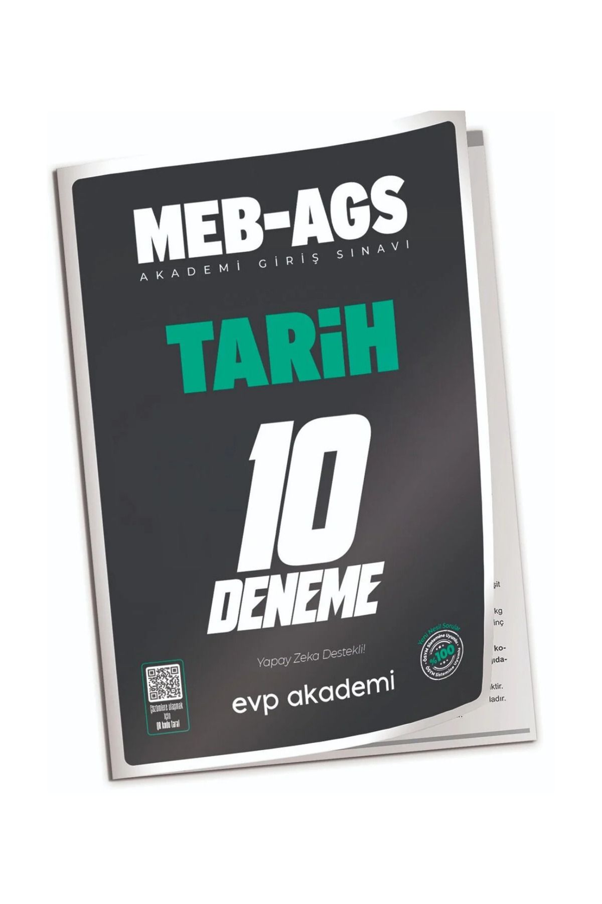 evp akademi 2025 MEB-AGS Tarih Çözümlü 10 Deneme-YEP YENİ