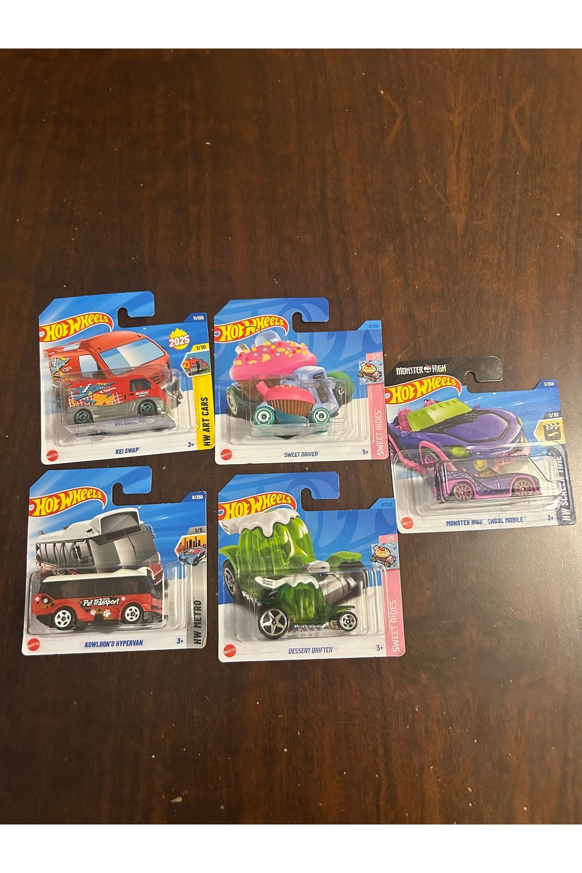 Hotwhells Hotwheels tekli arabalar 5 li