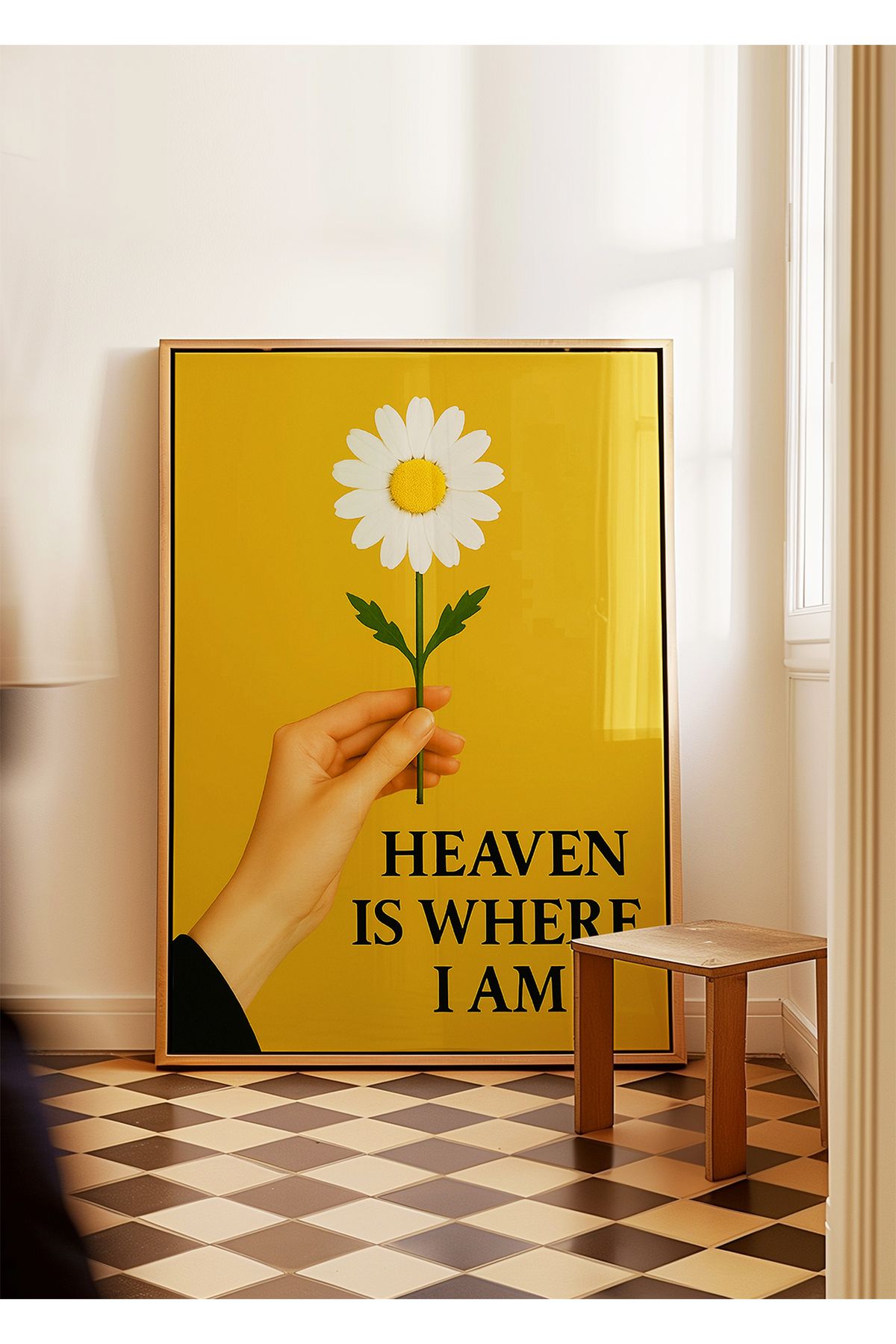 ARTHOUSECOLLECTIVE Heaven Is Where I Am - Cennet Bulunduğum Yer - Tablo Ölçülerinde Çerçevesiz Poster