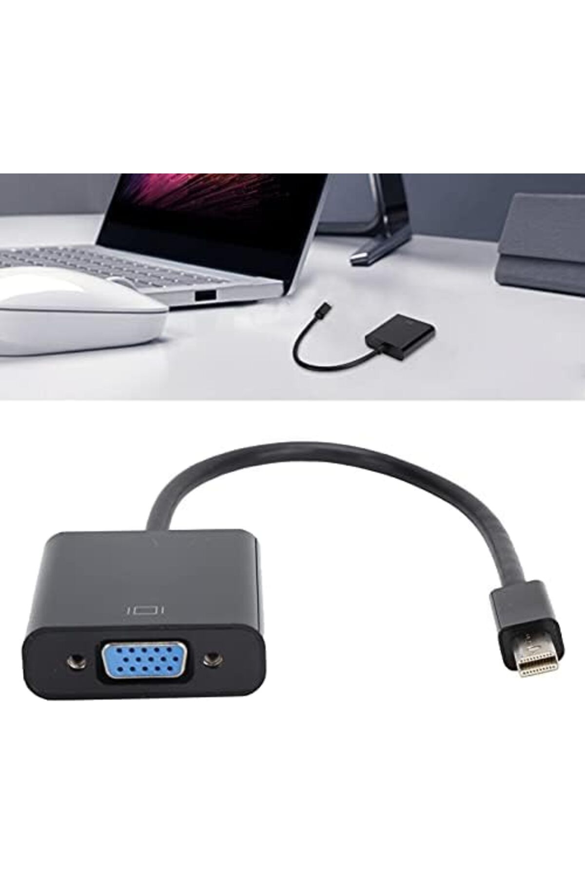 Others-Mini DisplayPort to VGA Adapter Cable for ThinkPad, Computers, Notebooks, and Display Devices, Black 6