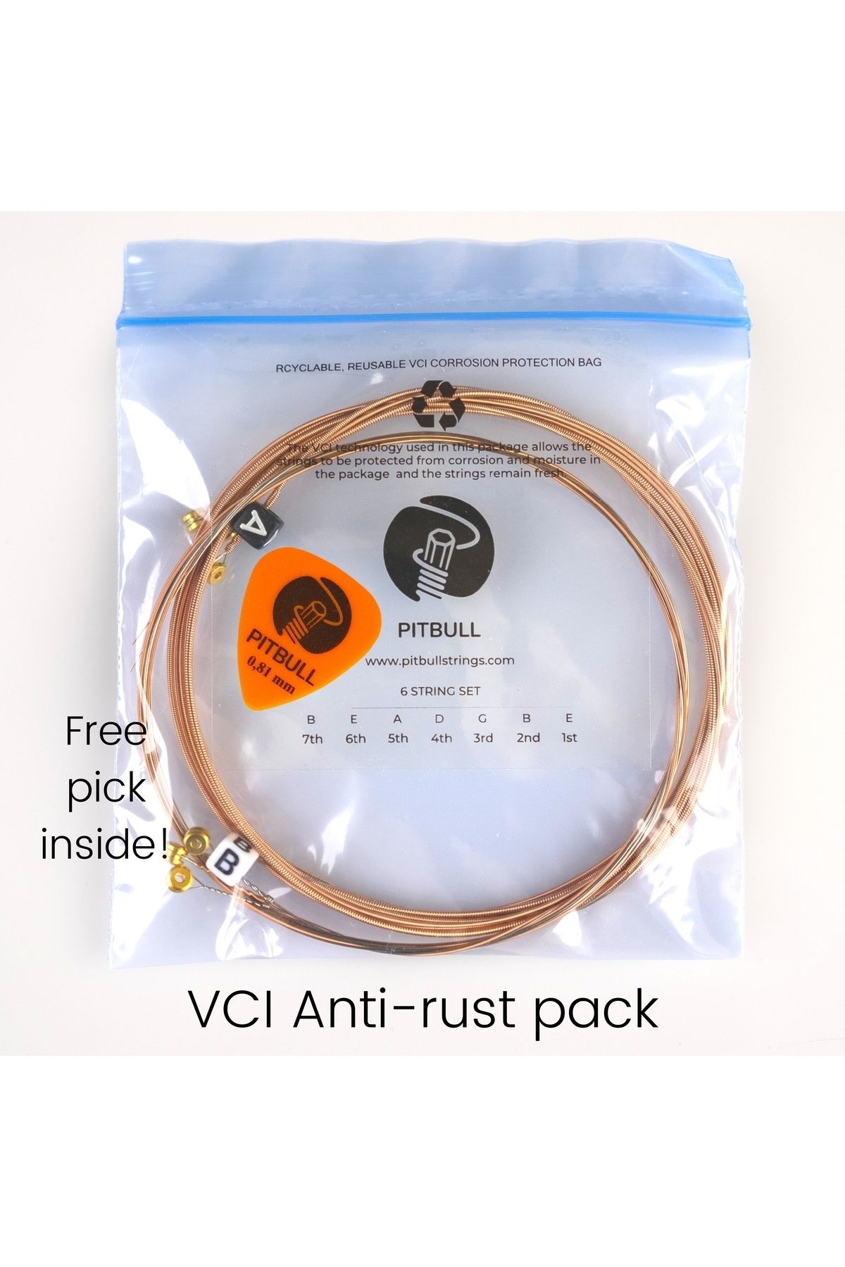 Pitbull Strings-Mutant Series Acoustic Guitar String MAG 10-47 SL 4