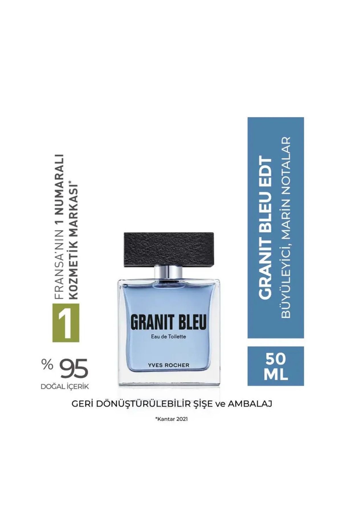 Yves Rocher Granit Blue -EDT 50 ml