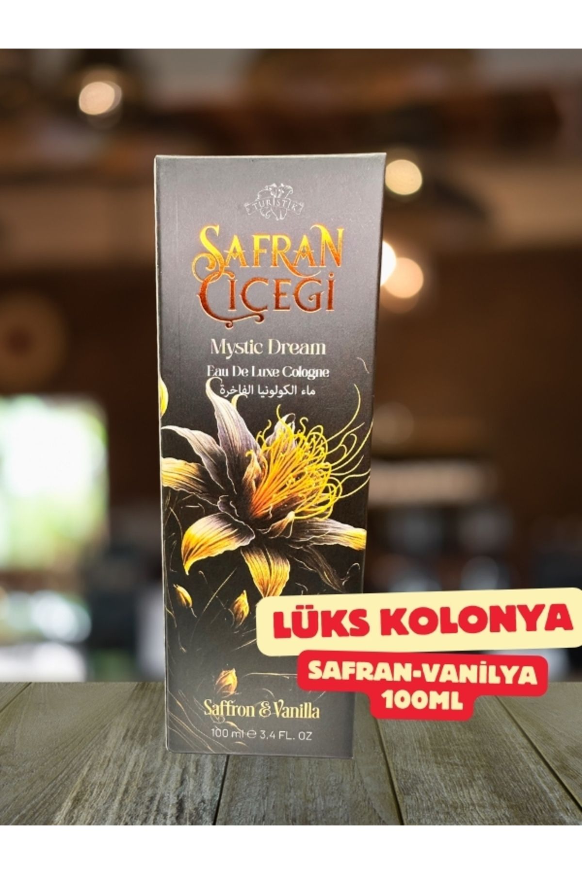 HEPSİ ANADOLU Safran Çiçeği Lüks Kolonya(mystic dream)Safran&Vanilya(saffron&vanilla)100 ml