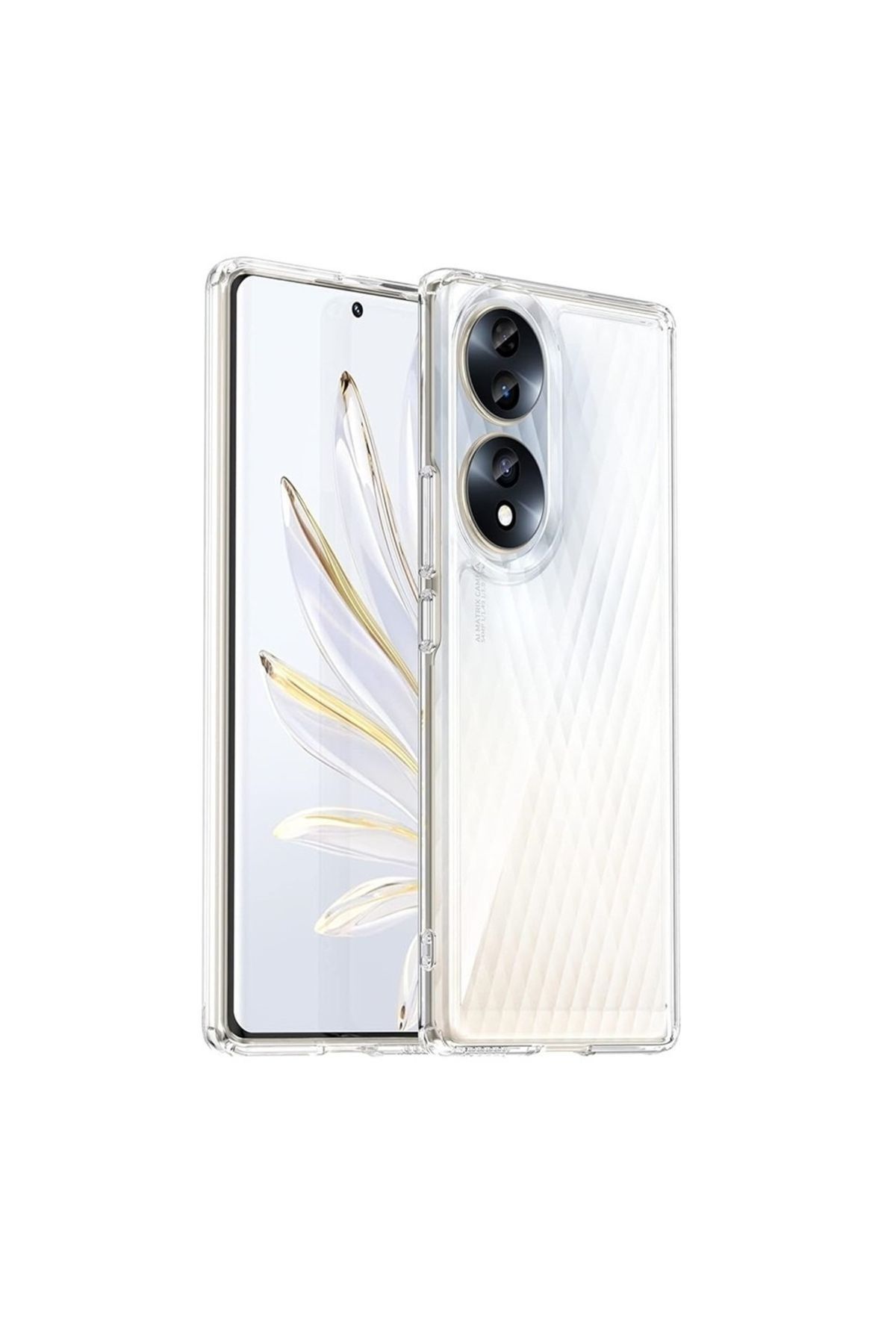 NANOSPACE Honor 70 İle Uyumlu Kılıf Şeffaf Silikon