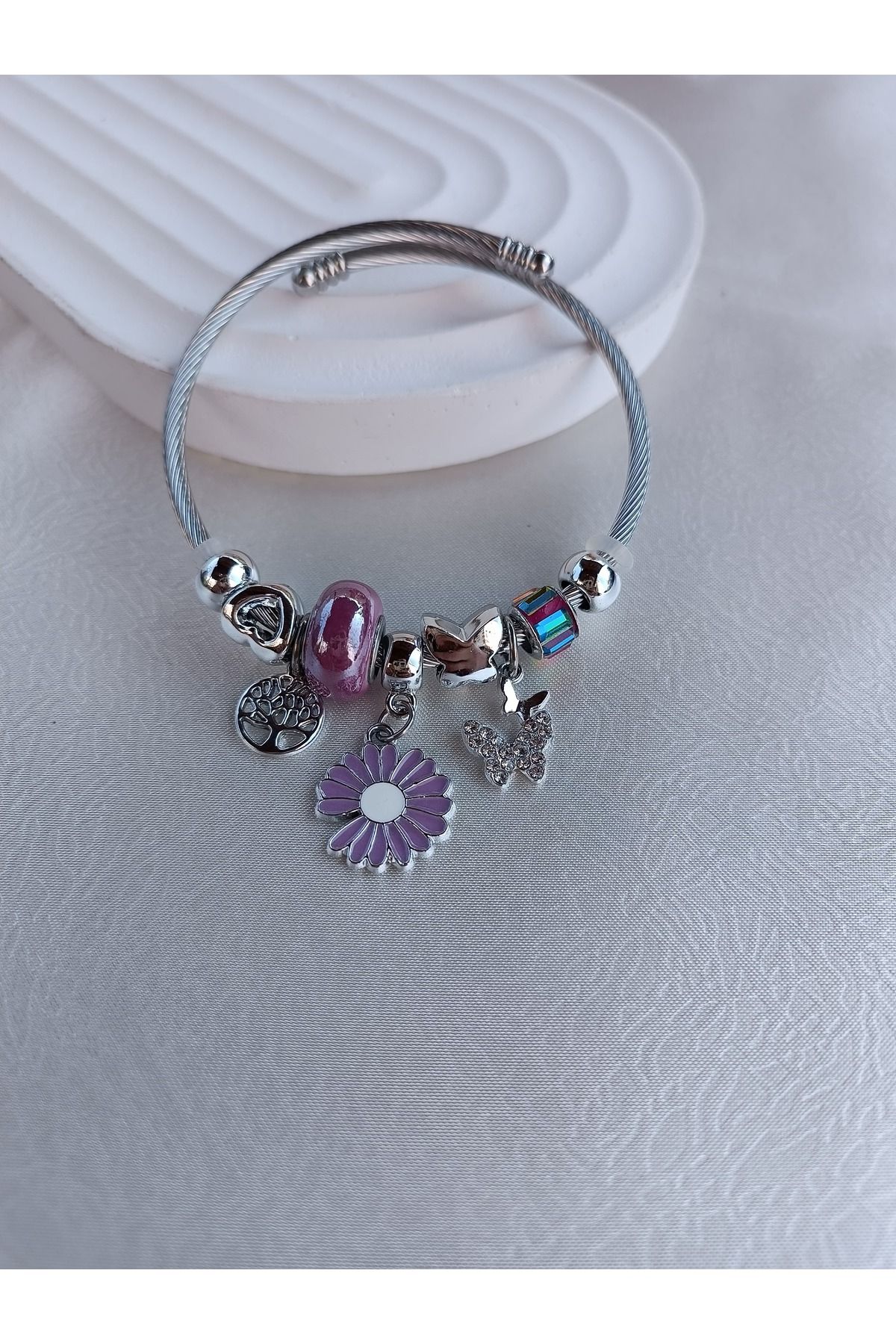 EMKSHOP ÇELİK KORDON CHARM BİLEKLİK
