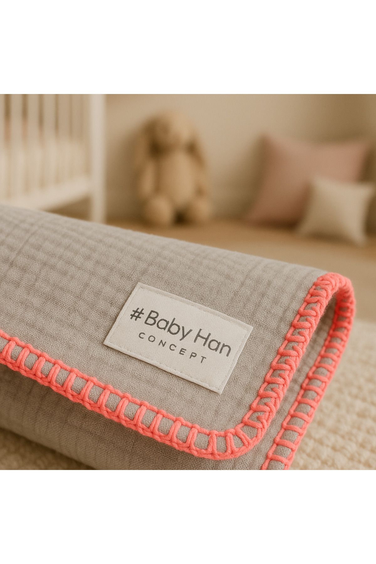 BABY HAN CONCEPT Dört kat müslin örtü %100 pamuk