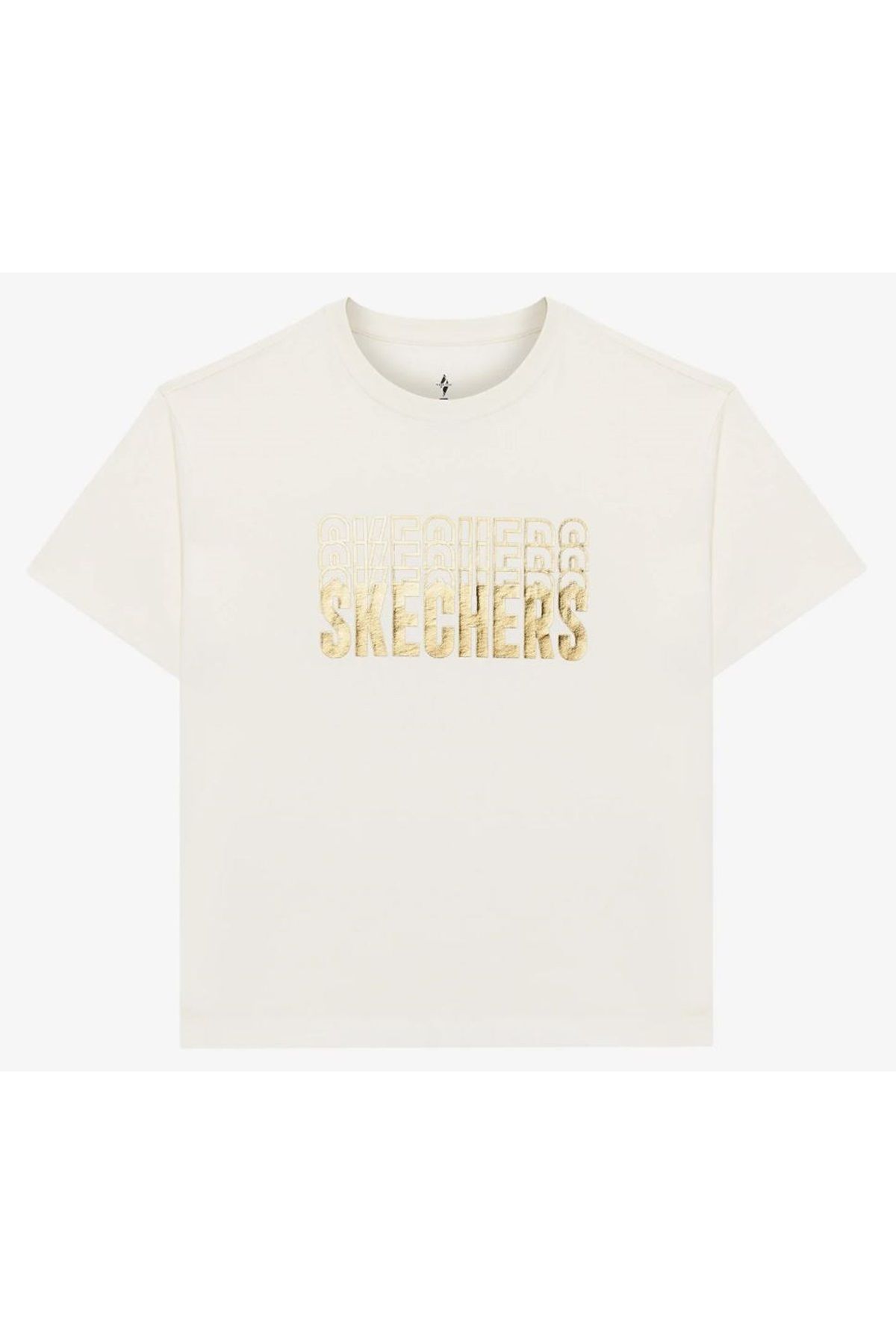SKECHERS W Loose Fit Graphic Tee T-Shirt S2510132 Kadın Tişört BEYAZ
