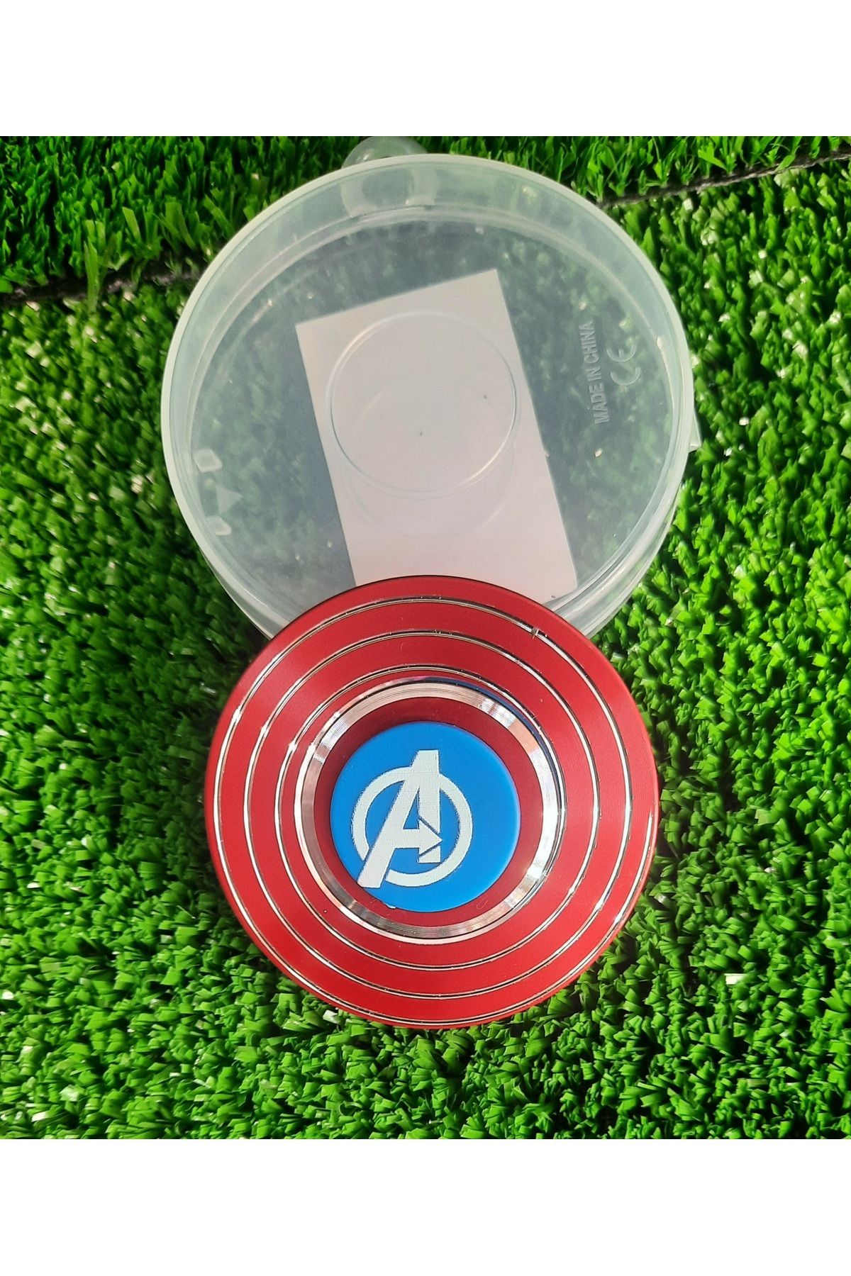 TOYSTAR Premium Kutulu Metal Stres Çarkı Kırmızı 5,5 cm