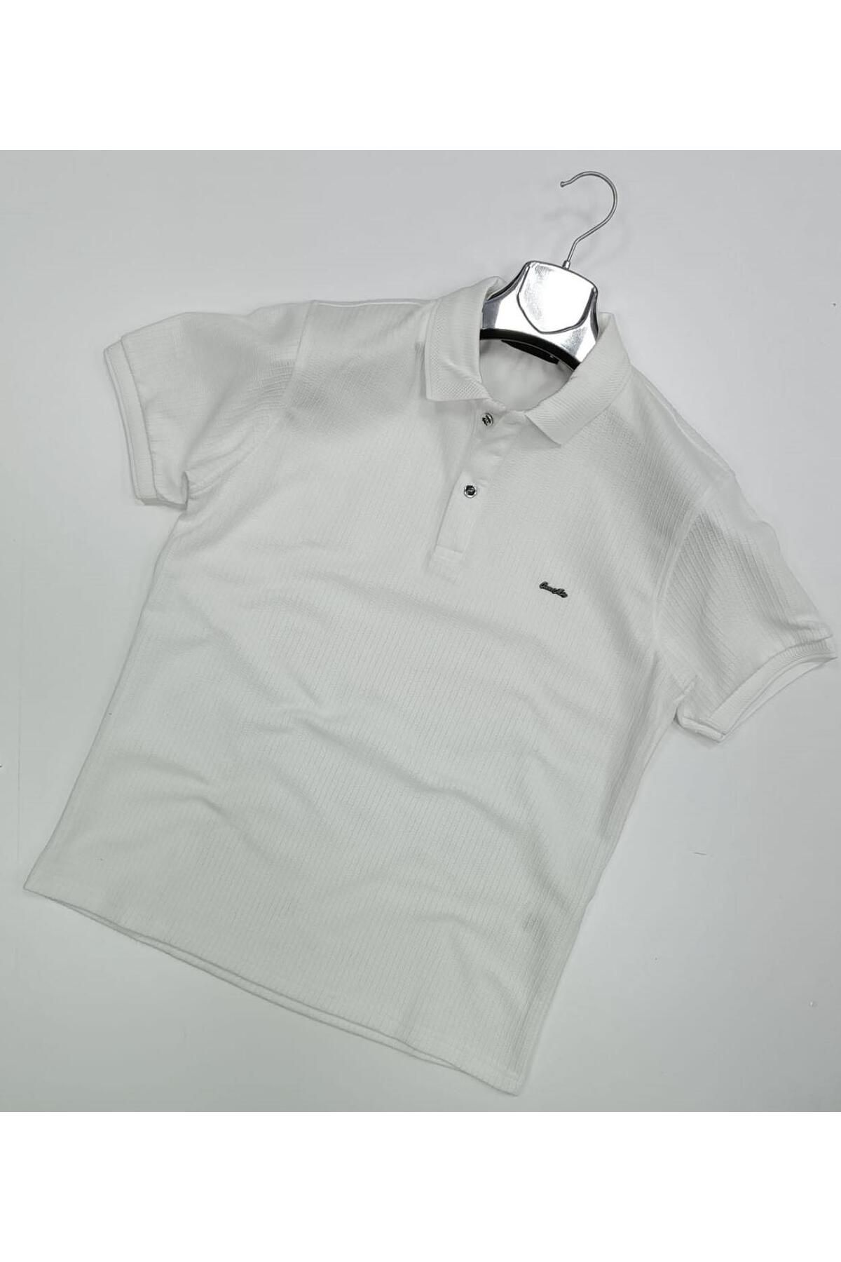 CLASSİCS MEN Gewer Slim Fit Erkek Kısa Kol Polo Yaka Tshirt - 7306