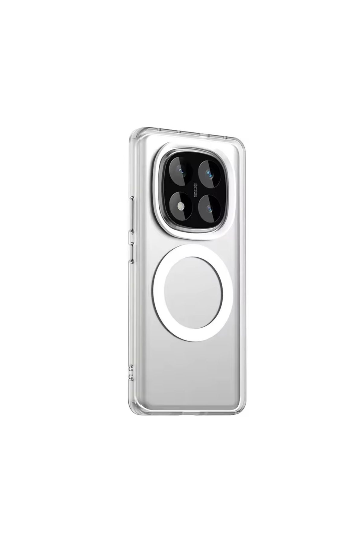 NANOSPACE Xiaomi Poco X7 İle Uyumlu Sert Mika Magsafe Şeffaf Kılıf