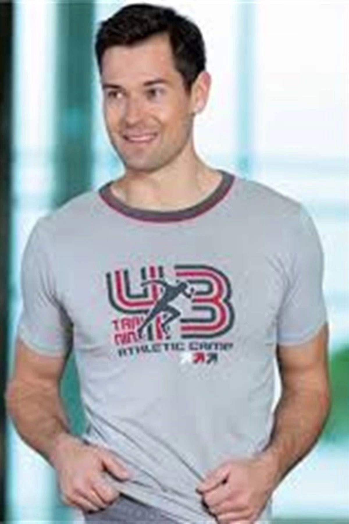 Miravm Berrak Erkek 43 Baskılı T-shirt 1038