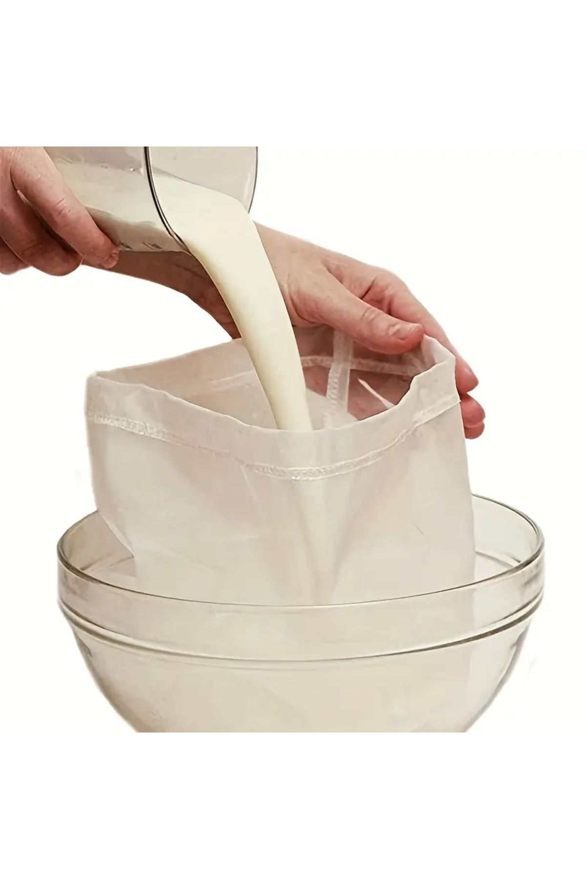 dukart home ultra ince torba süzgeç, ekstra küçük boy, süt, meyve, kahve süzgeci, yoğurt kesesi 15x20cm