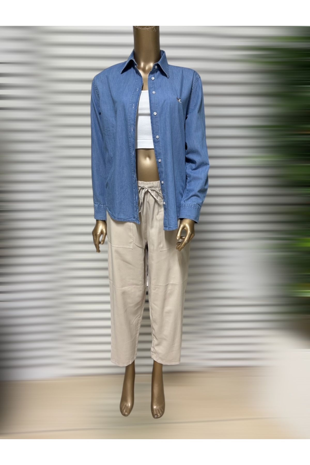 SEMİZ GİYİM Semiz Giyim Denim Gömlek
