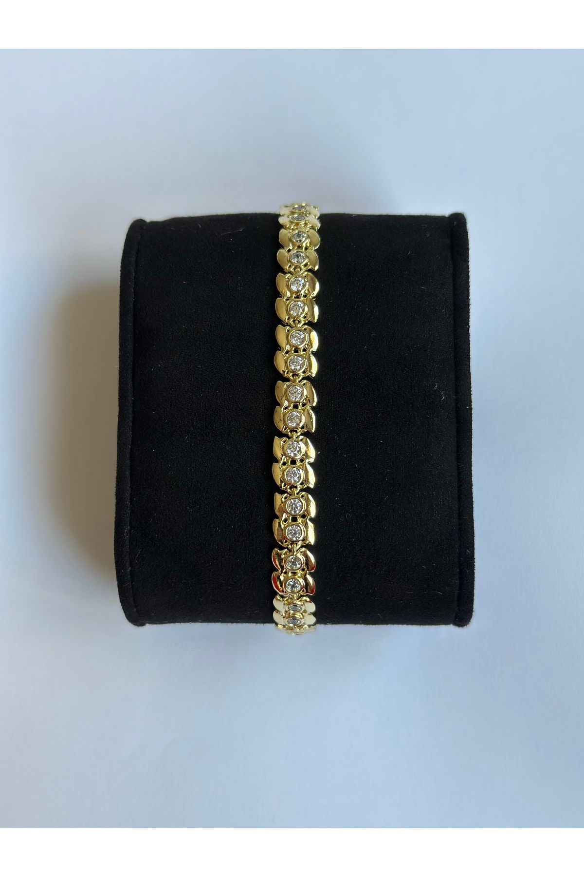 NİSSBEBE XUPİNG JEWELRY VİP Bileklik 14K Renk KARARMAZ Çelik Bileklik (DOĞALTAŞ BİLEKLİK HEDİYE)