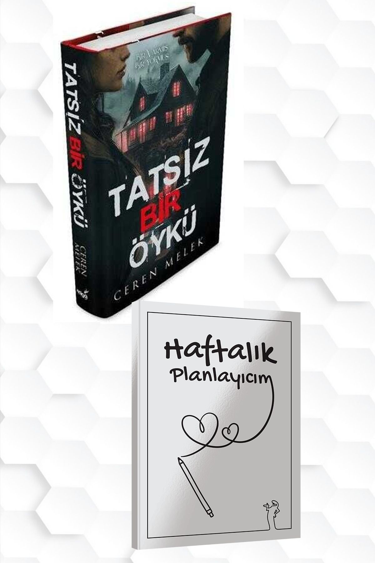 İndigo Kitap CİLTLİ-CEREN MELEK-TATSIZ BİR ÖYKÜ +HAFTALIK PLANLAYICIM (52 HAFTA) HEDİYE