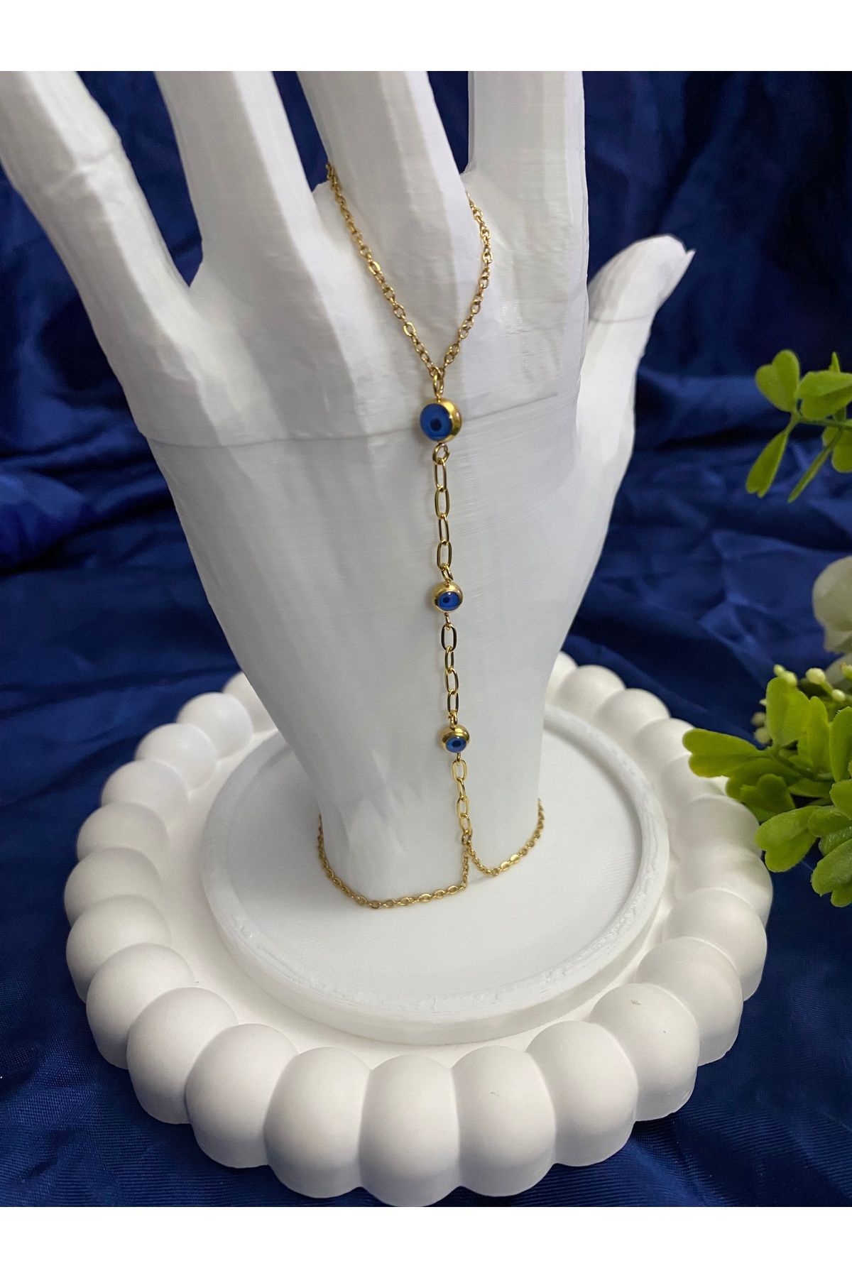 asem jewelry ALTIN RENK MİNİMALİST NAZAR BONCUĞU ŞAHMERAN