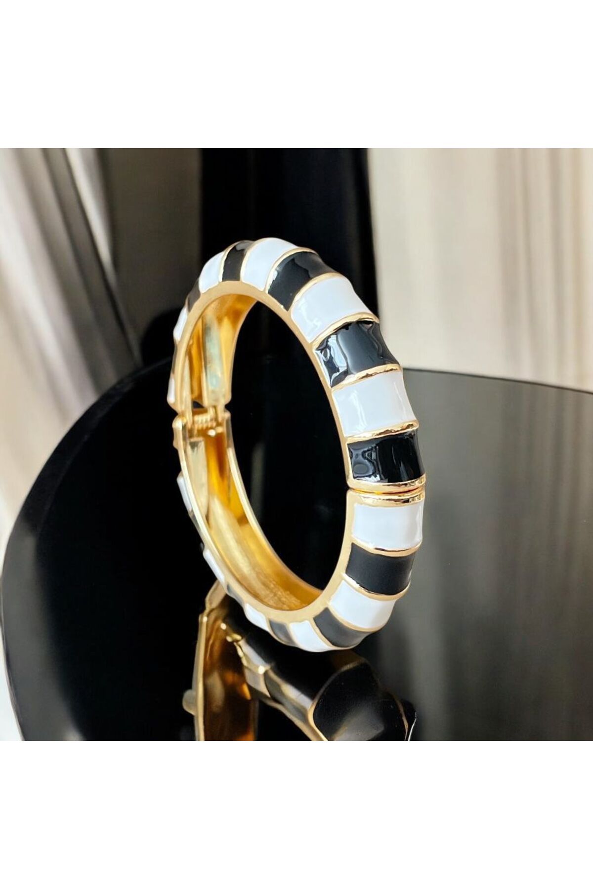 SA ŞA TAKI ZRA Model Marmaris Gold Detaylı Kelepçe