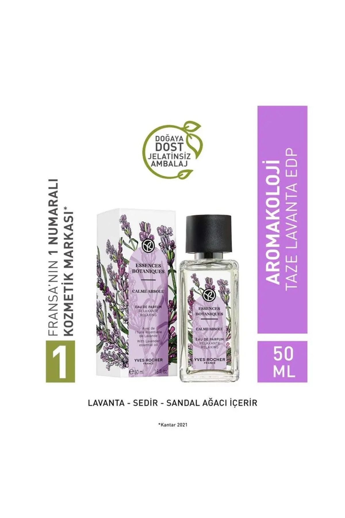 Yves Rocher Aromakoloji- Taze Lavanta EDP - 50 ml