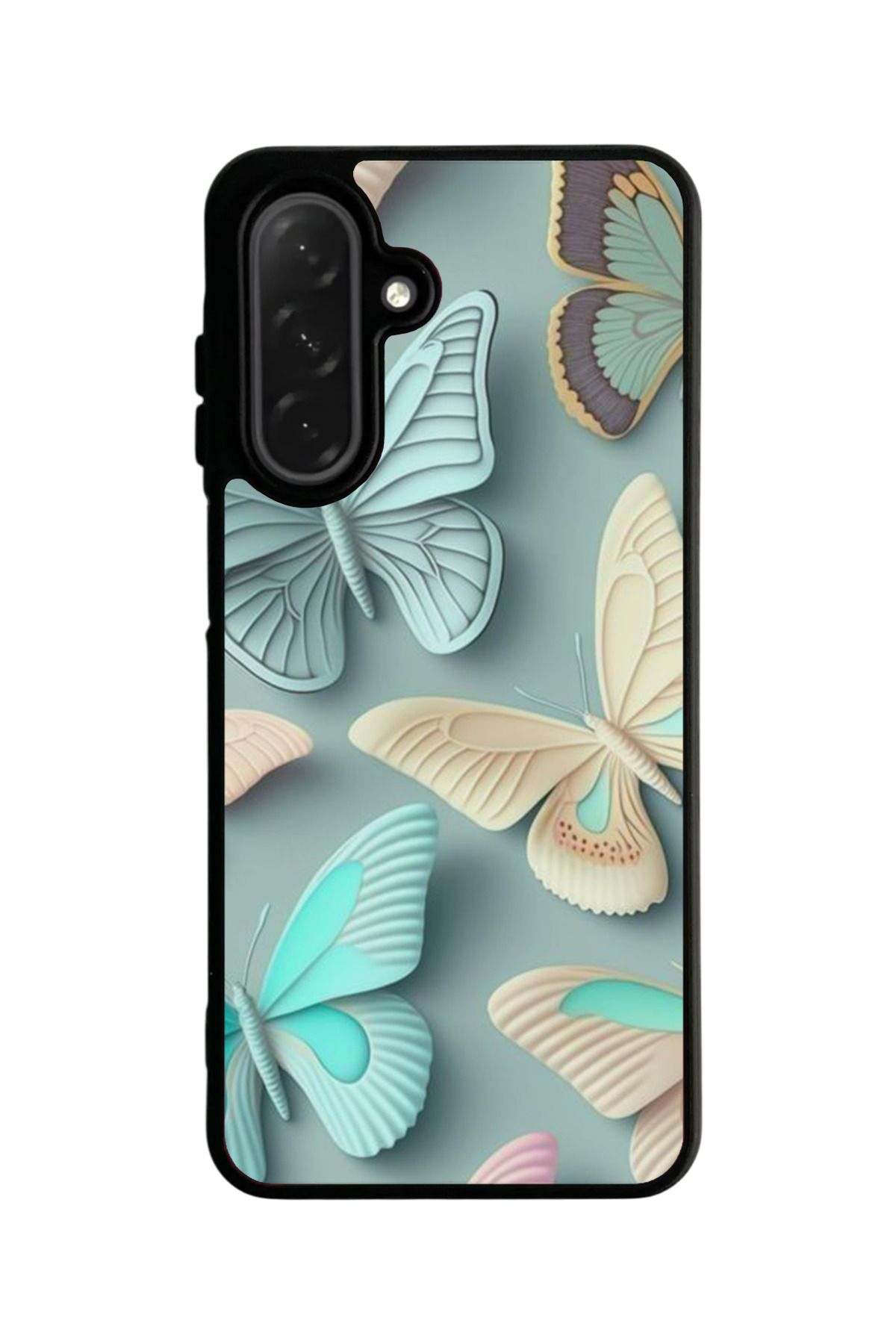 Aksel Kılıf Samsung Galaxy A26 Uyumlu Mat Siyah Kılıf, Yumuşak Silikon, Koruyucu, Şok Emici Kapak Kılıf