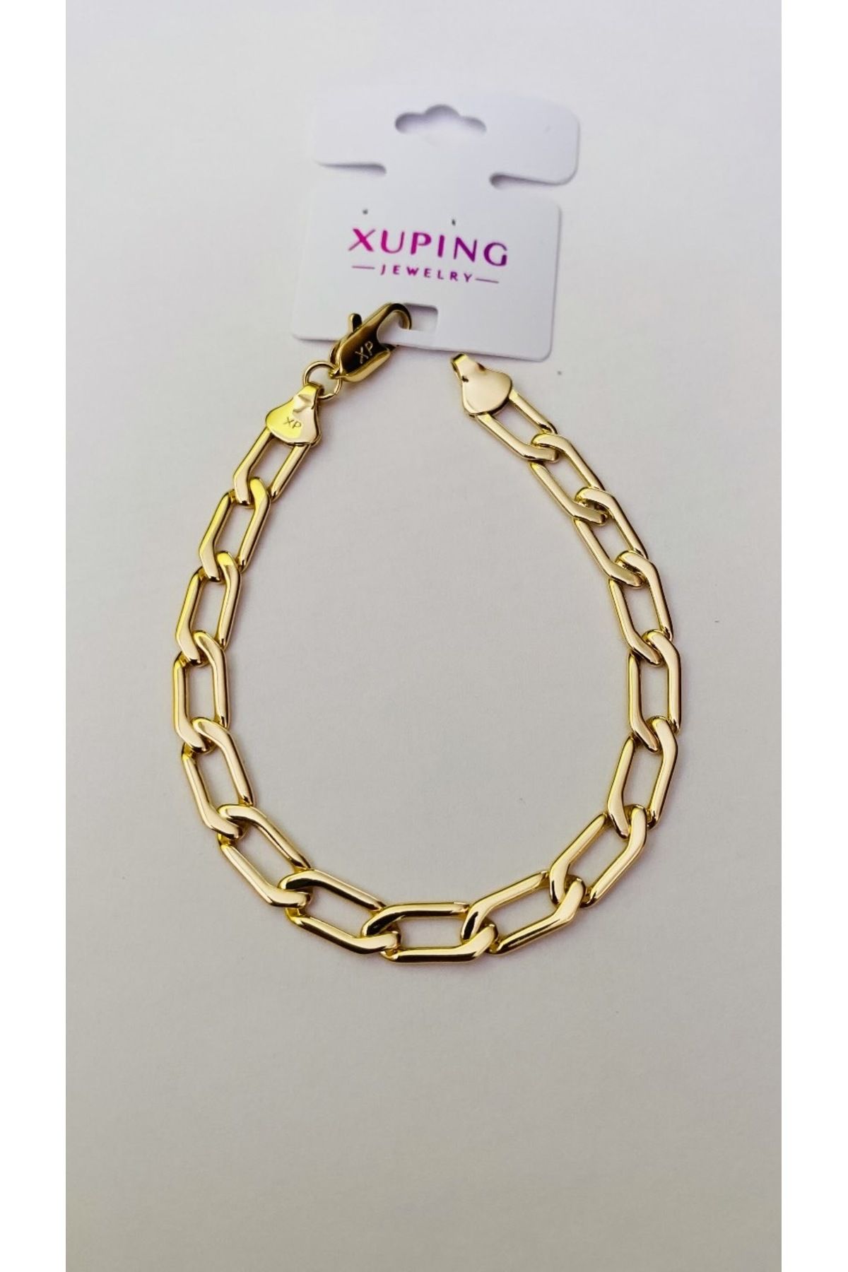 NİSSBEBE XUPİNG JEWELRY VİP Bileklik 14K Renk KARARMAZ Çelik Bileklik (DOĞALTAŞ BİLEKLİK HEDİYE)