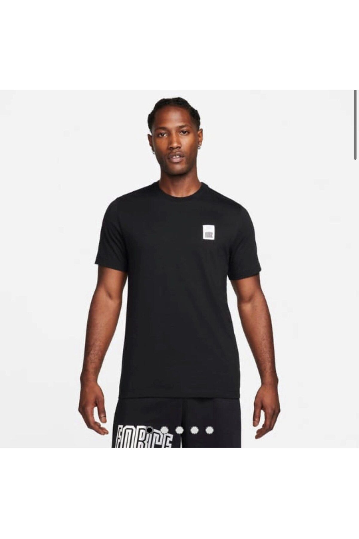 Nike Force Erkek Siyah Günlük T-Shirt fn0803-010