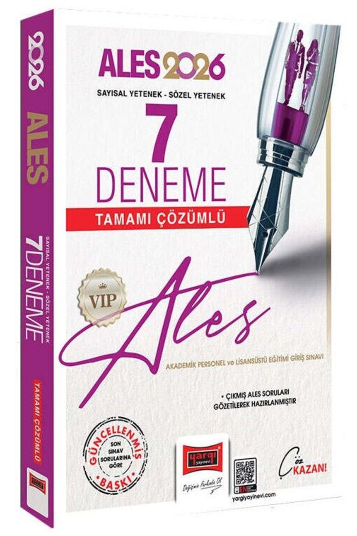 Yargı Yayınları Yargı 2026 ALES VIP 7 Deneme Çözümlü Yargı Yayınları