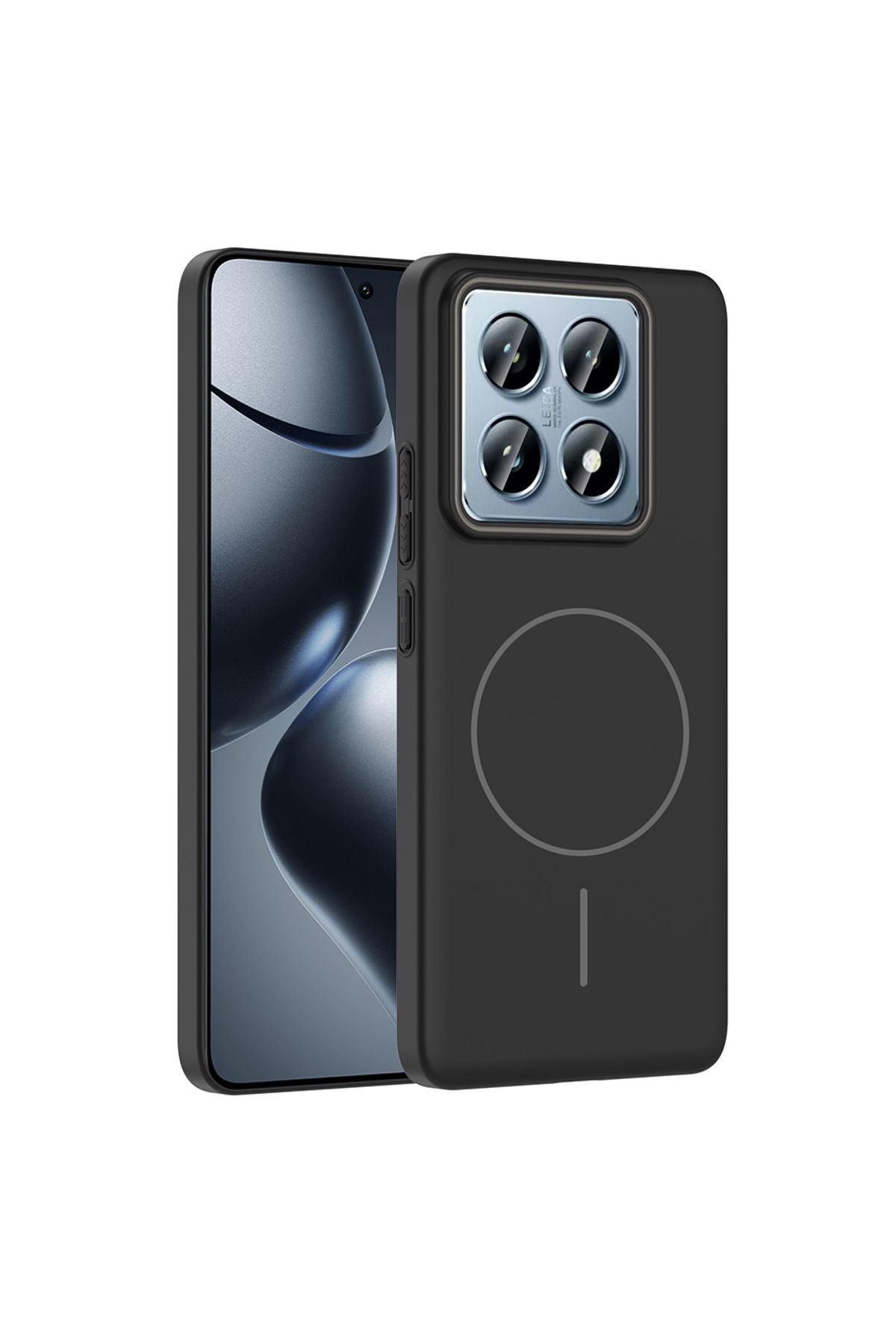 Posso Xiaomi Mi 14T & Mi 14T Pro Kılıf Sert Pc Slim Fit Soft Dış Yüzey Magsafe Özellikli Premium Seri Case