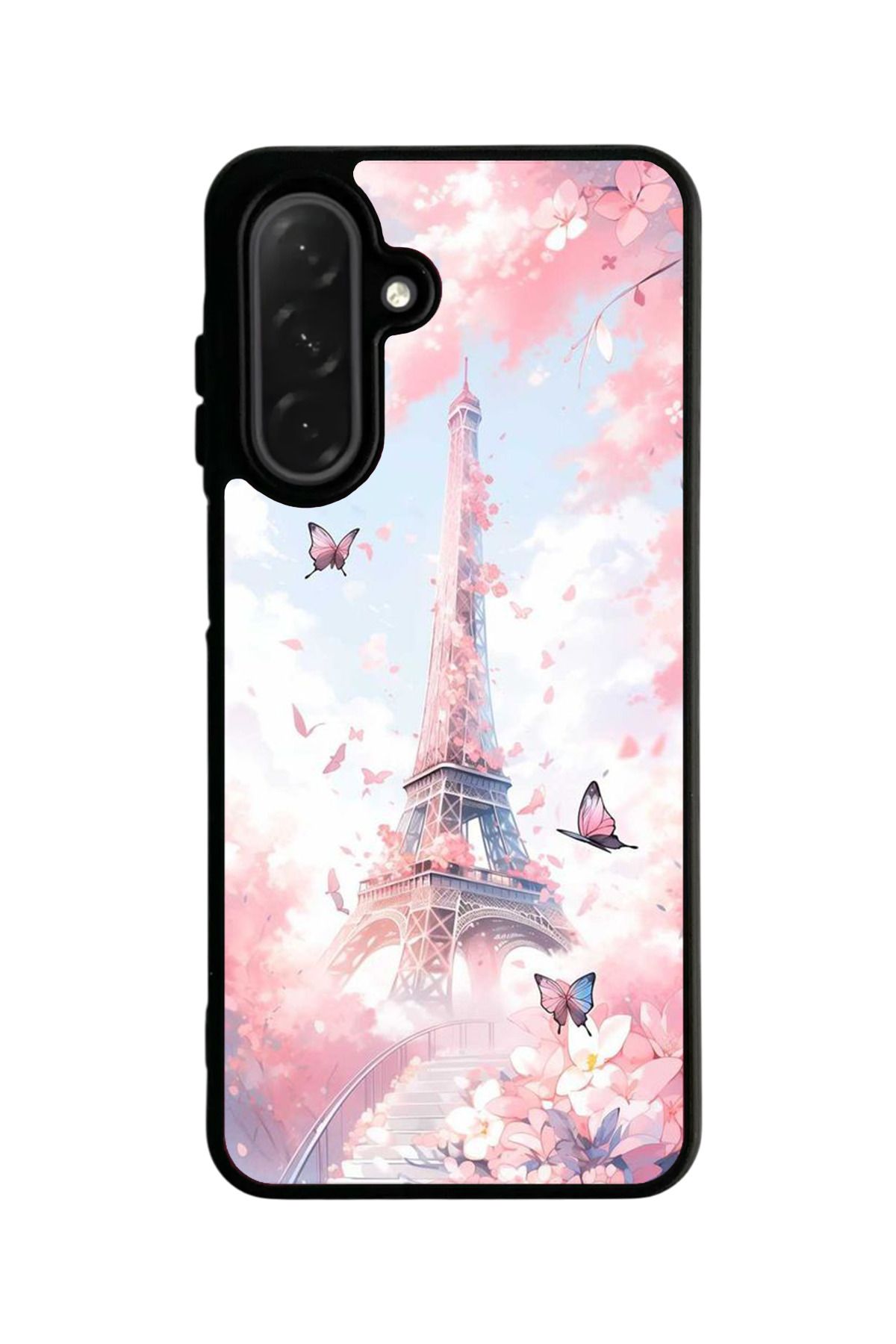 Aksel Kılıf Samsung Galaxy A26 Uyumlu Mat Siyah Kılıf, Yumuşak Silikon, Koruyucu, Şok Emici Kapak Kılıf