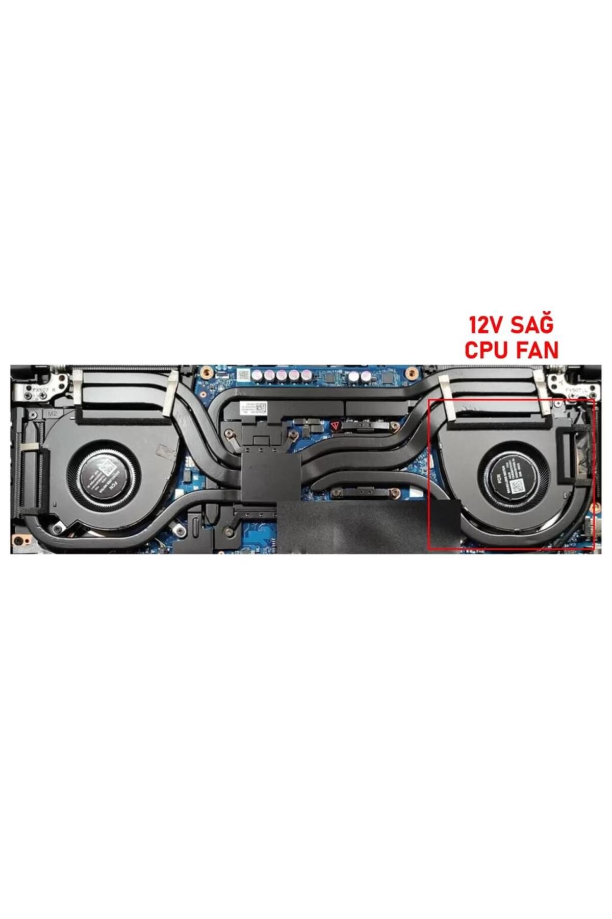 Afila Asus TUF Dash F15 FX517Z Serisi Notebook Cpu Fanı / Ver.2 L - 12V