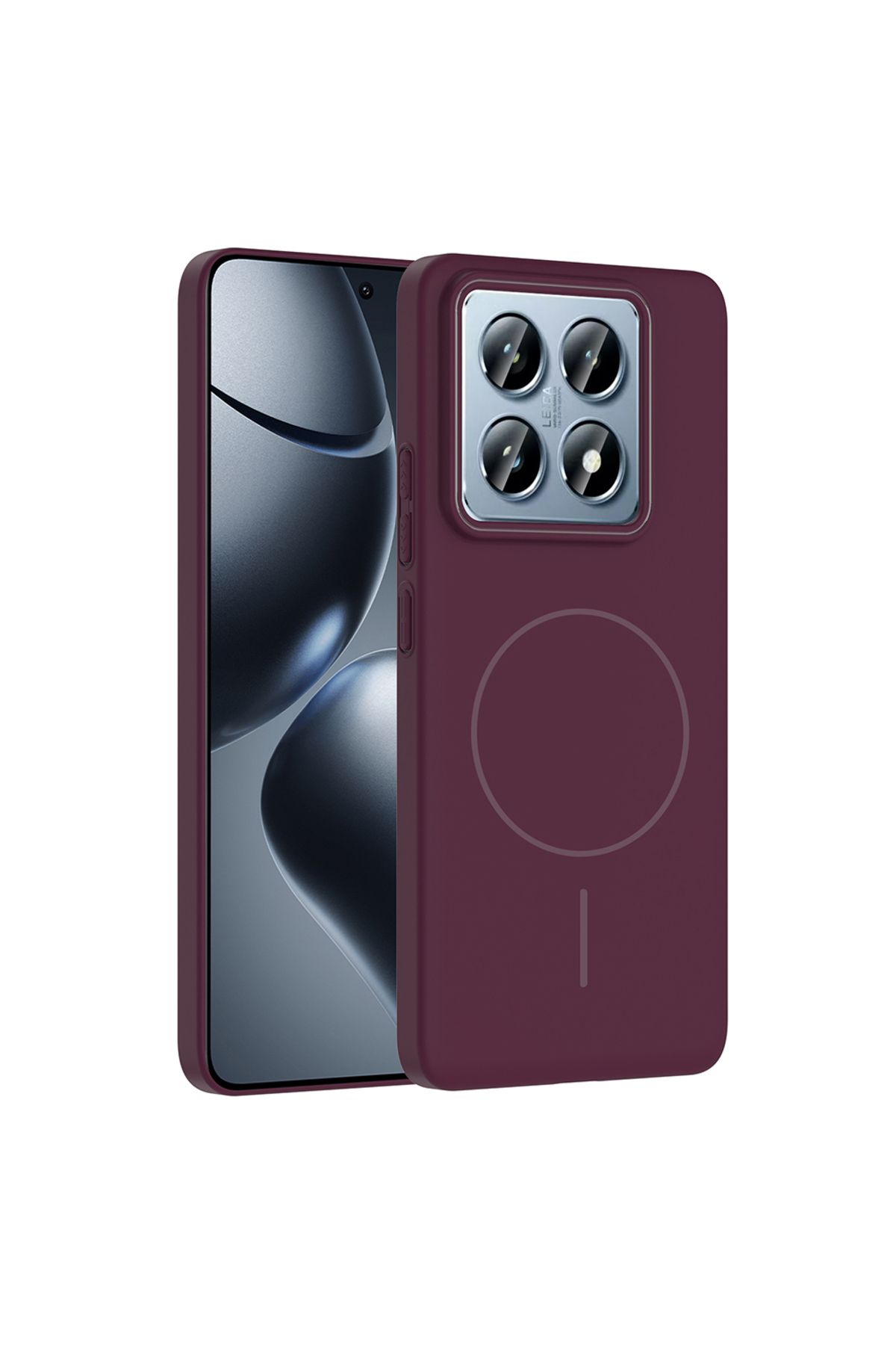 Posso Xiaomi Mi 14T & Mi 14T Pro Kılıf Sert Pc Slim Fit Soft Dış Yüzey Magsafe Özellikli Premium Seri Case