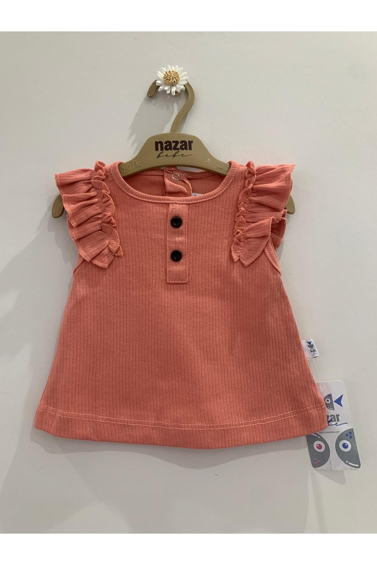 Nazar Kız Bebek 3'lü Yazlık Takım