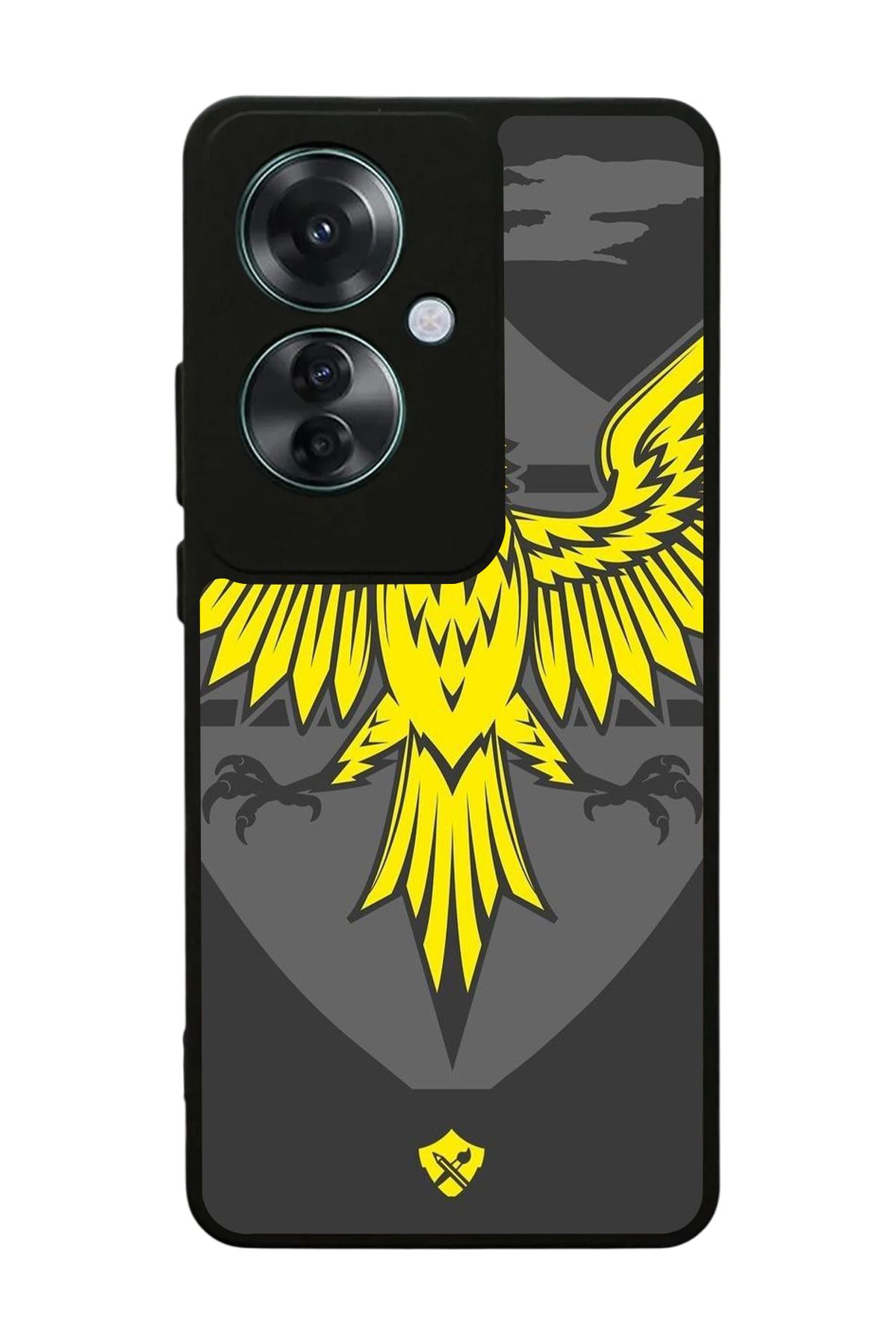 OPPO Reno 11F Uyumlu Mat Siyah Kılıf – Yumuşak Silikon, Koruyucu, Şok Emici Kapak
