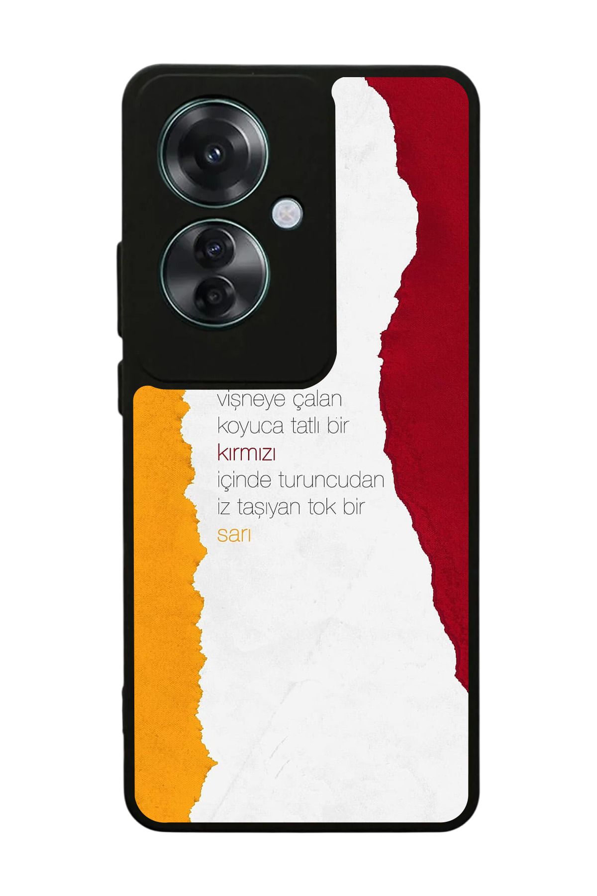 OPPO Reno 11F Uyumlu Mat Siyah Kılıf – Yumuşak Silikon, Koruyucu, Şok Emici Kapak