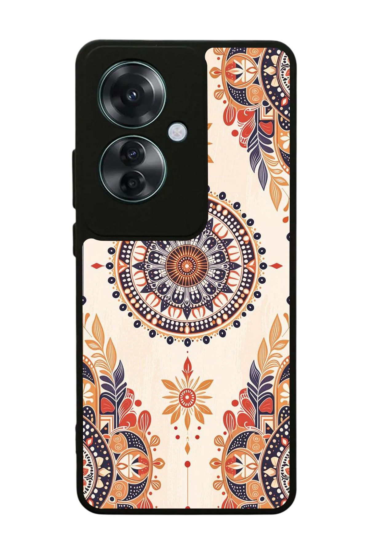 OPPO Reno 11F Uyumlu Mat Siyah Kılıf – Yumuşak Silikon, Koruyucu, Şok Emici Kapak